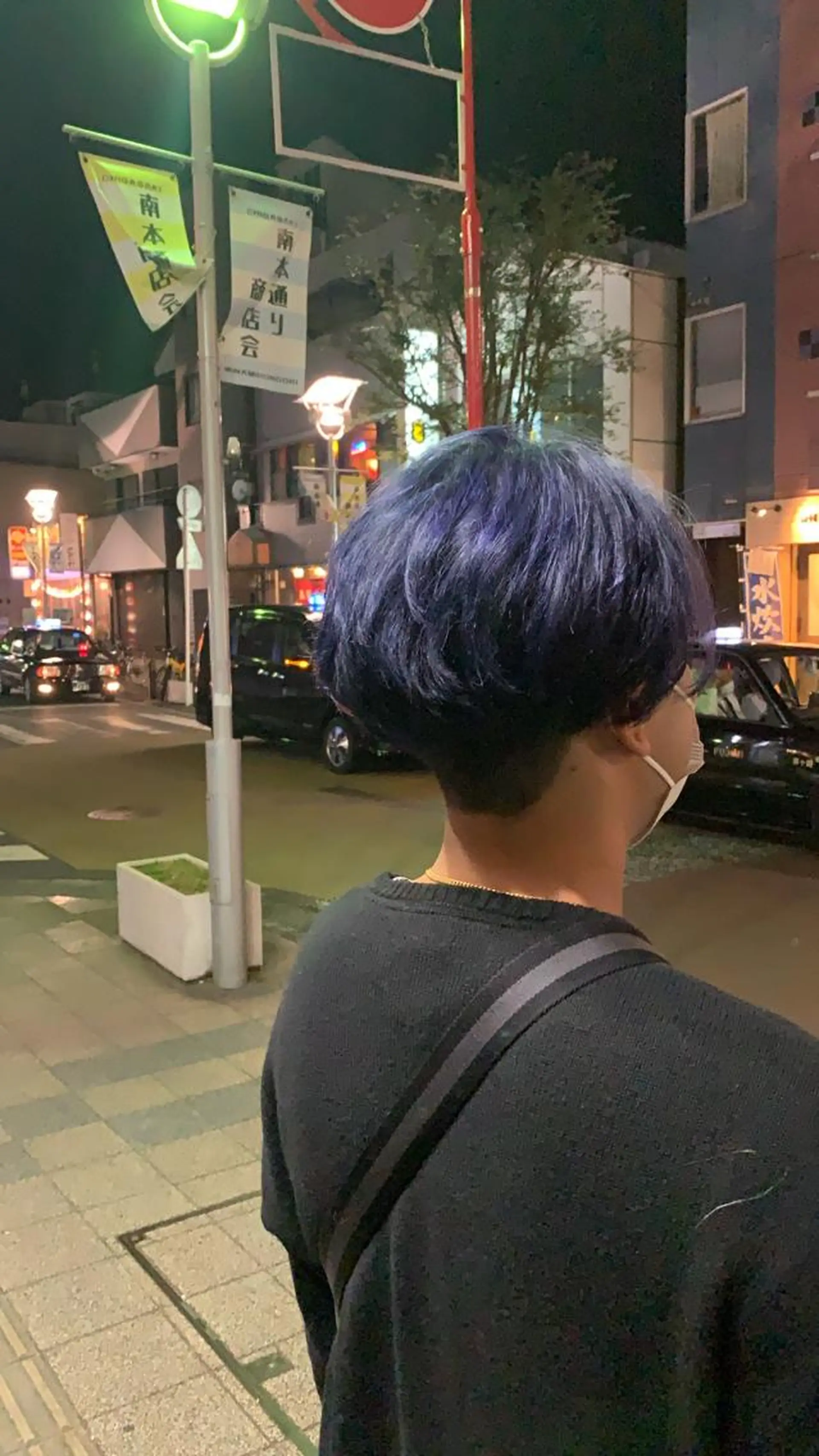 ショート カラー メンズ メンズブリーチ ブリーチ パープルカラー 髪質改善/似合わせ レイヤー/AYUMUのヘアスタイル