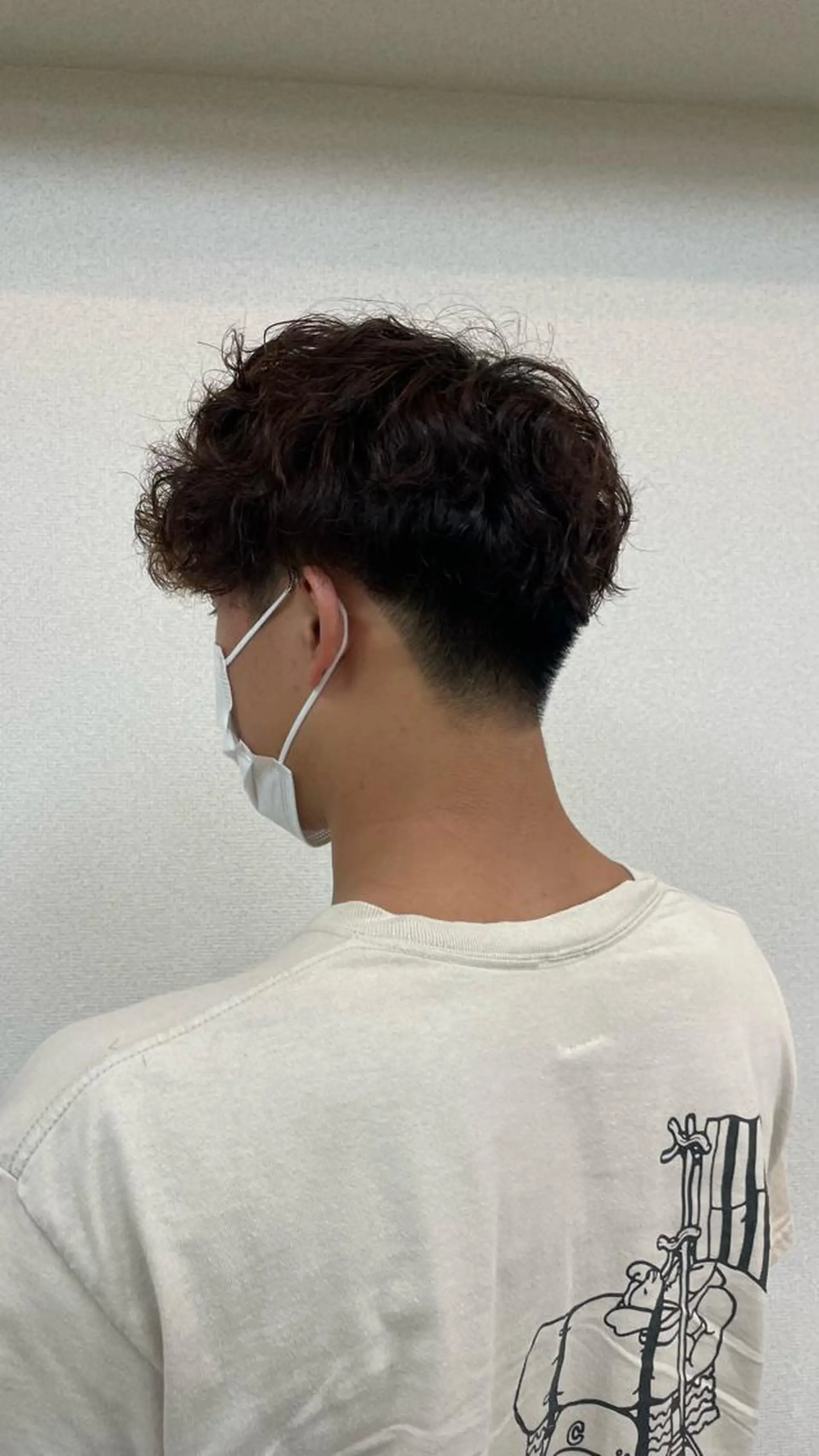 パーマ メンズ もりたみかこ 美容師お休み中のヘアスタイル