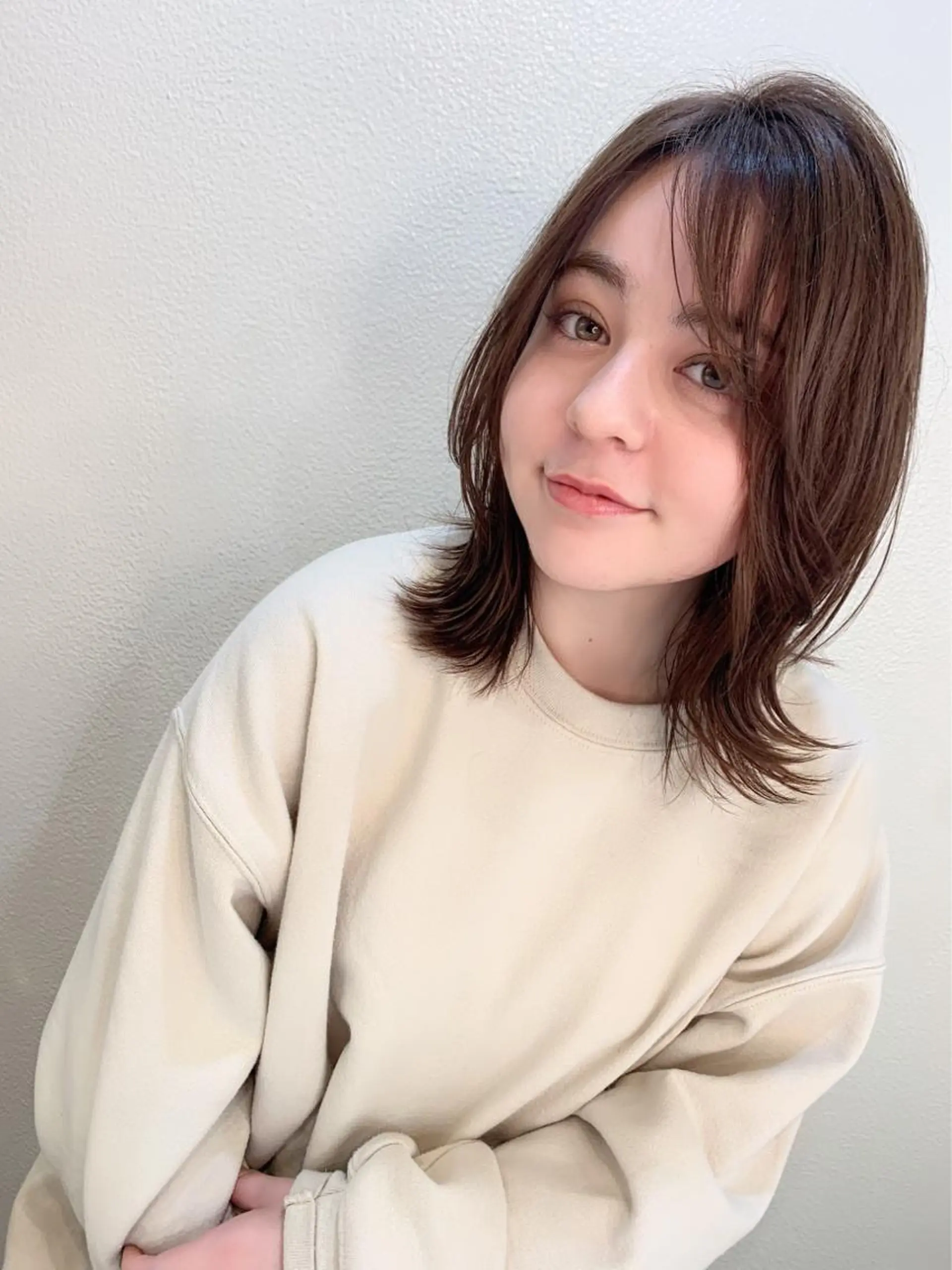 ミディアム カラー 髪質改善☆ 縮毛矯正miyuのヘアスタイル