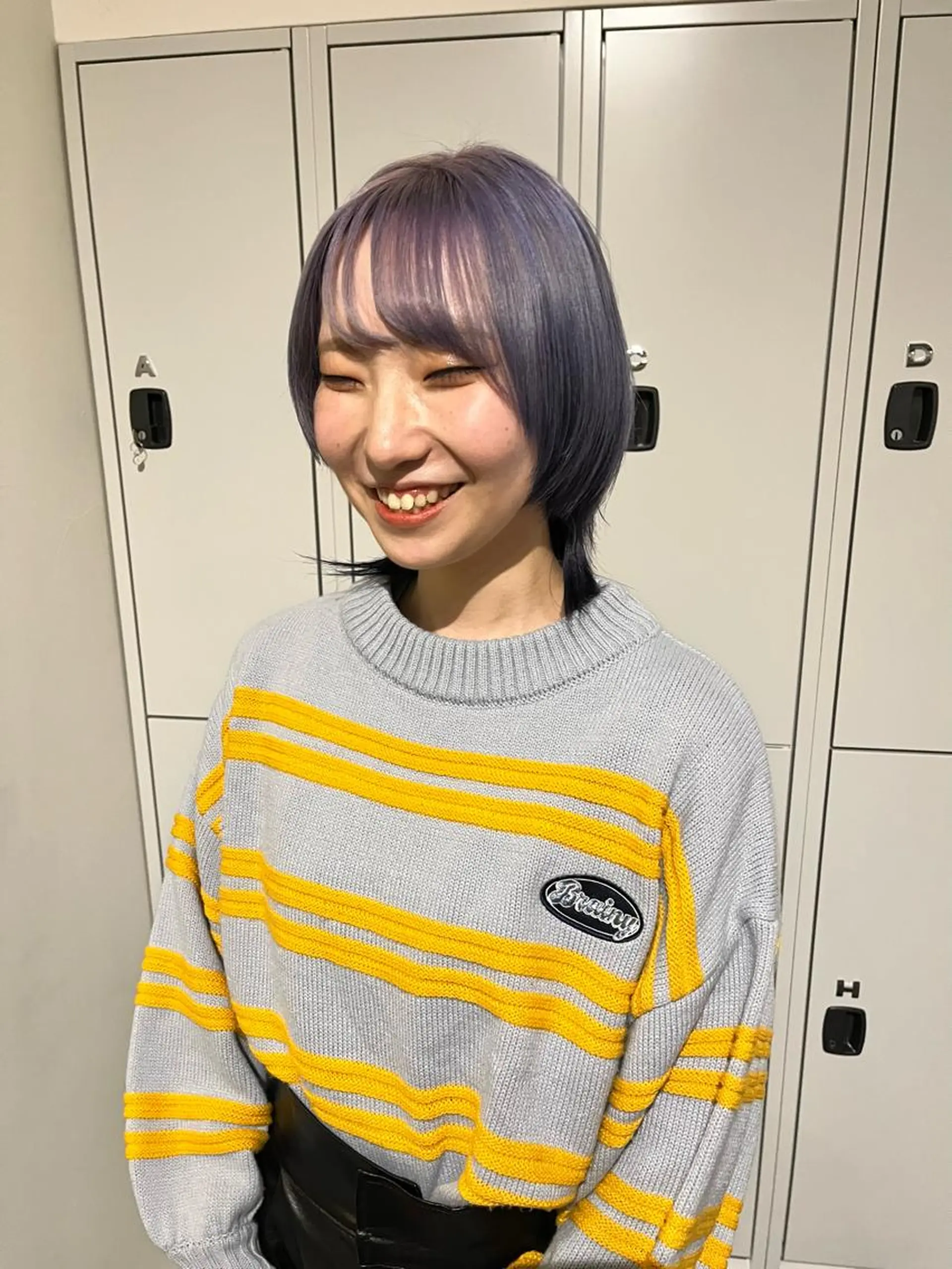ミディアム カラー ブリーチ ケアブリーチ ダブルカラー ハイトーンカラー インナーカラー ヘアカラー トリートメント ショート/パーマ/ カラー/FUKOのヘアスタイル