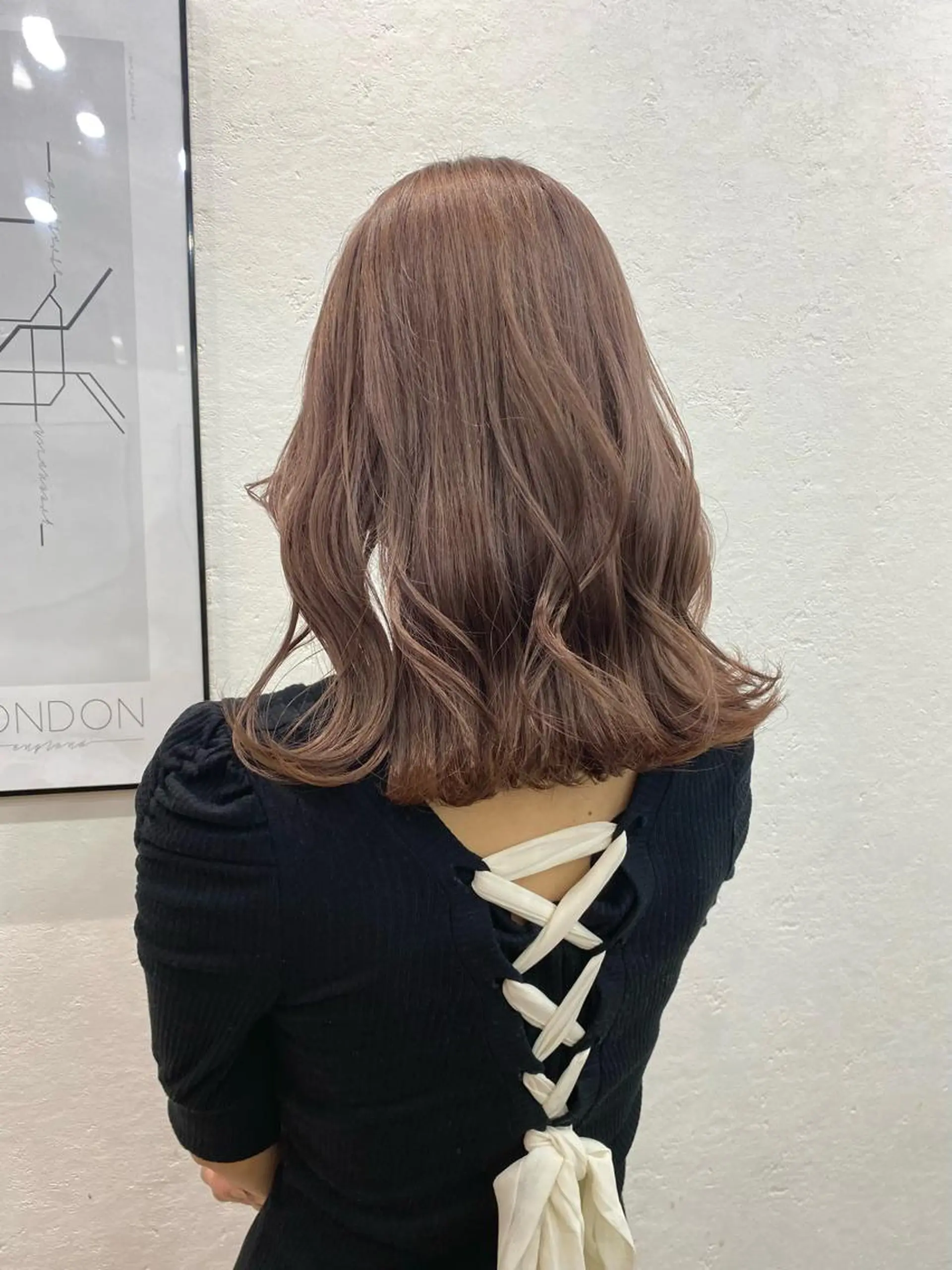 ミディアム カラー ヘアアレンジ カット ヘアカラー トリートメント 小顔カット/艶 カラー特化♡MIHOのヘアスタイル