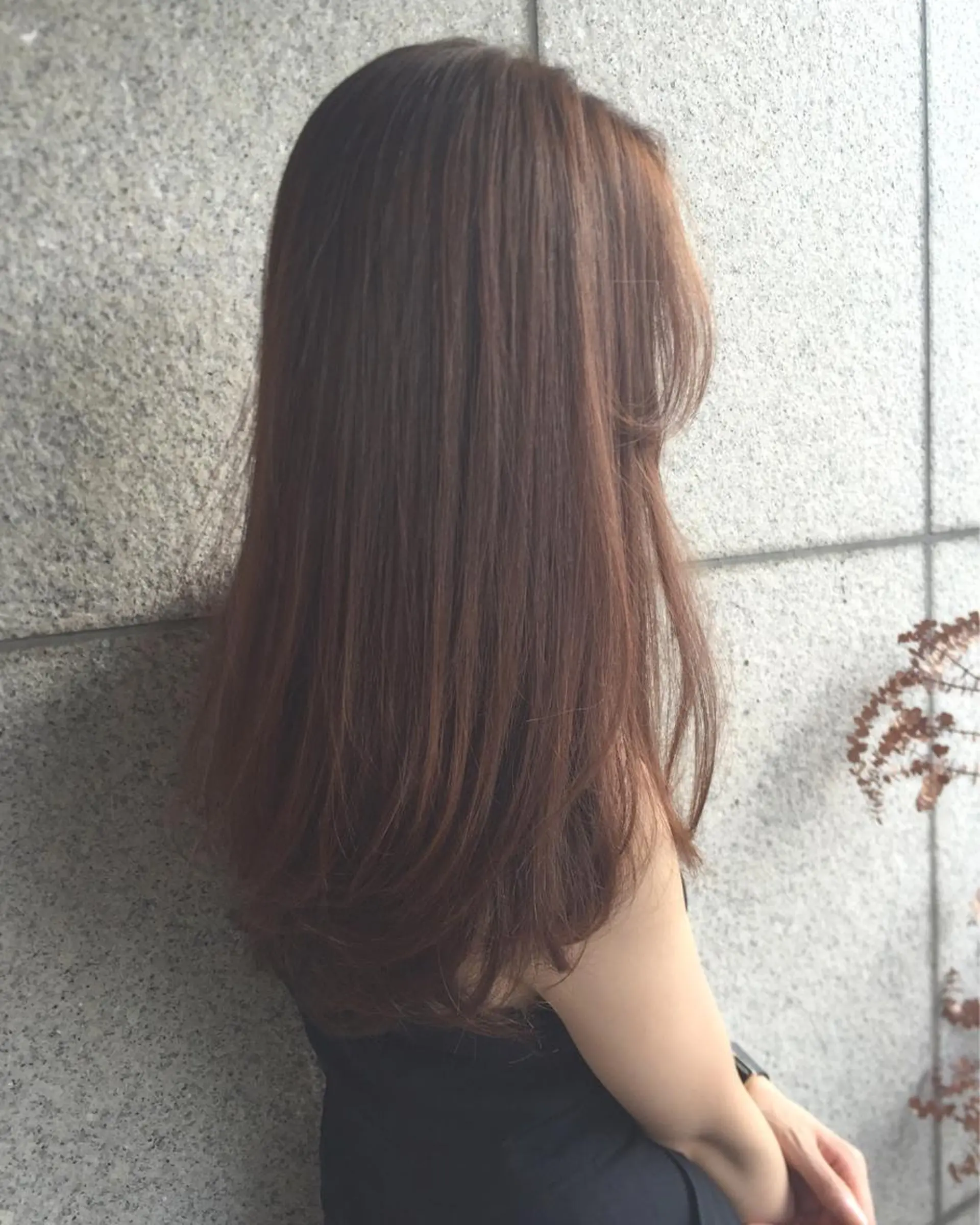 セミロング アンルポン天満橋所属・miho みほのヘアスタイル