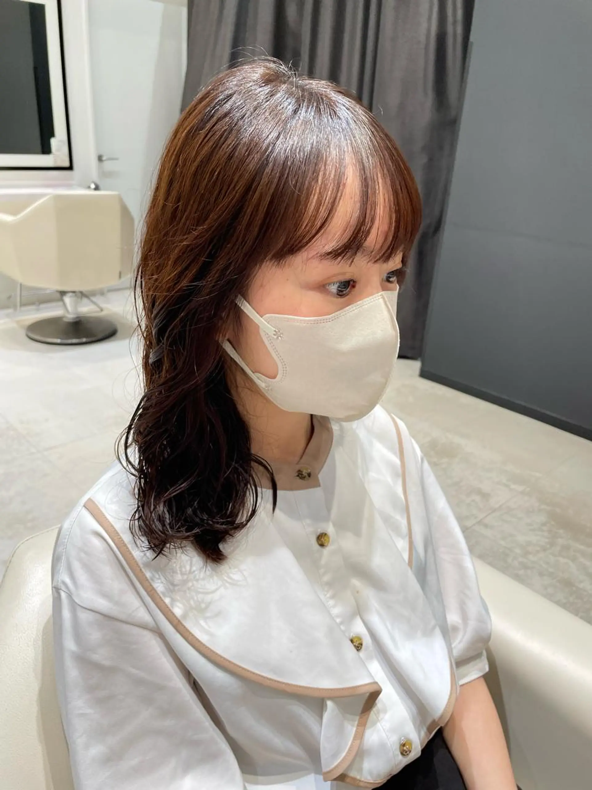 ミディアム K-two谷町❄️ hinaのヘアスタイル