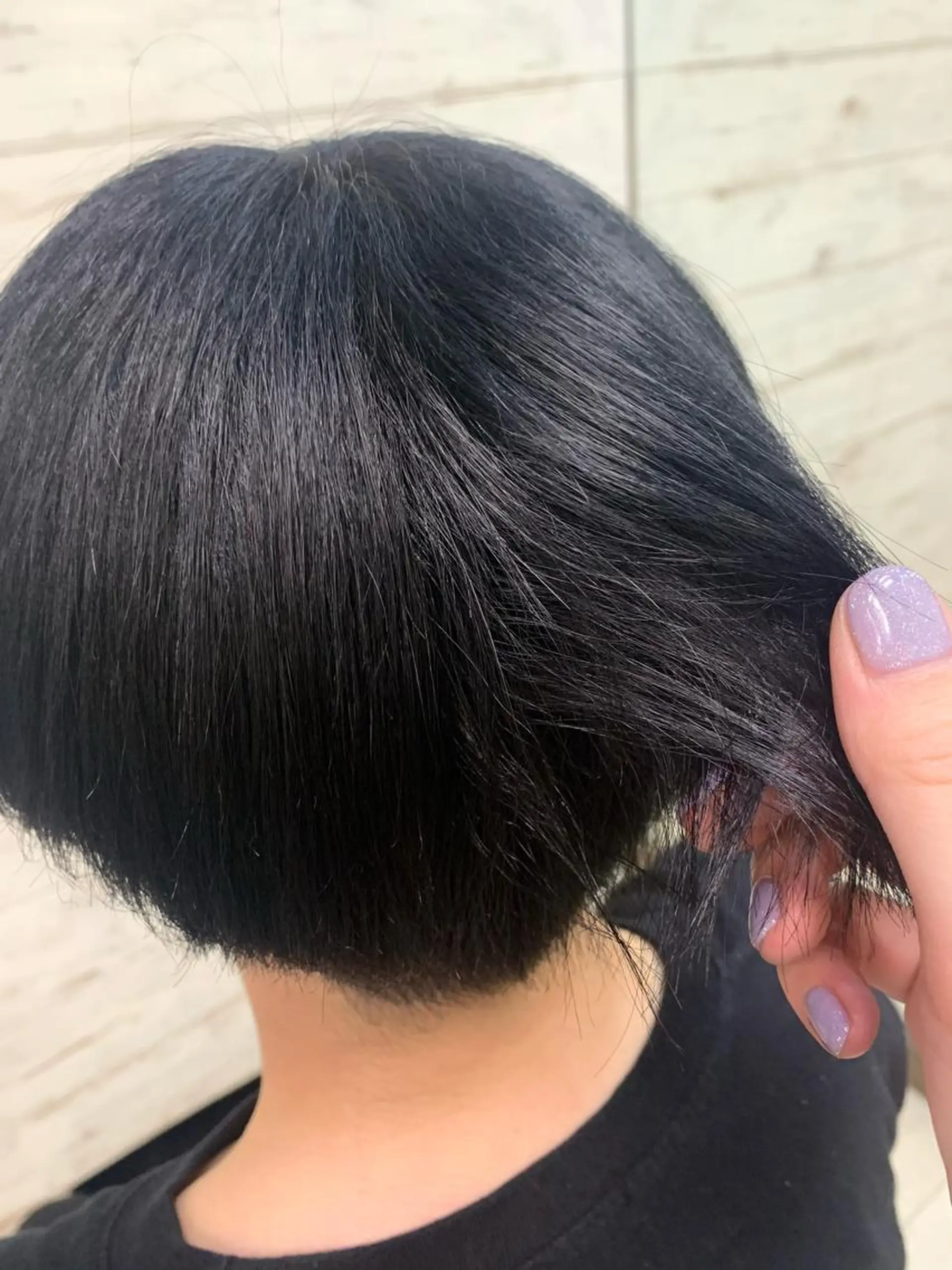 ショート カラー 黒髪 🫧ヒシダアキ taboo.i🫧のヘアスタイル