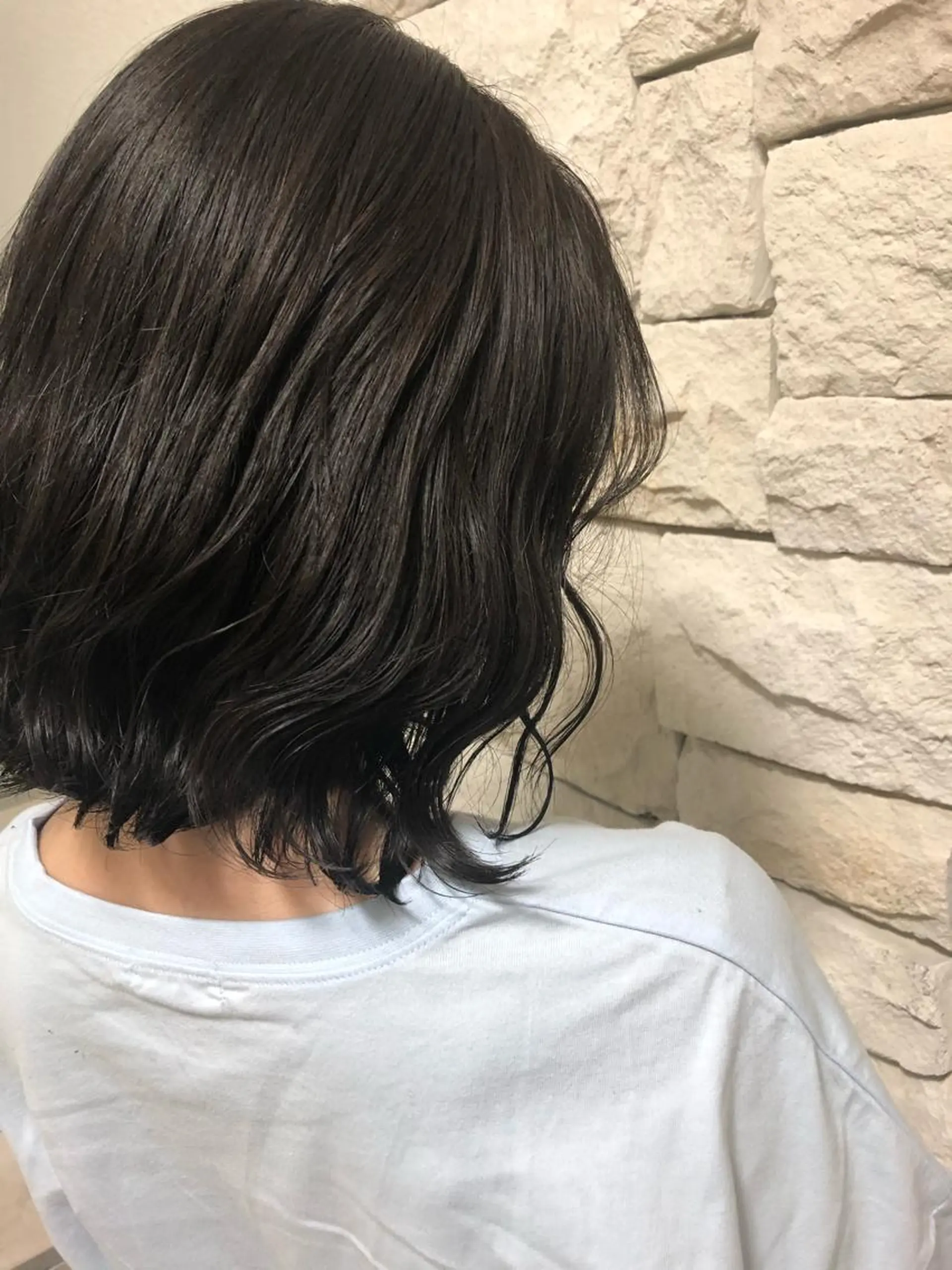 ミディアム カラー ヘアアレンジ メンズ キッズ ネイル マツエク・マツパ ベージュカラー オリーブベージュ 透明感カラー🤎 ゆりのヘアスタイル