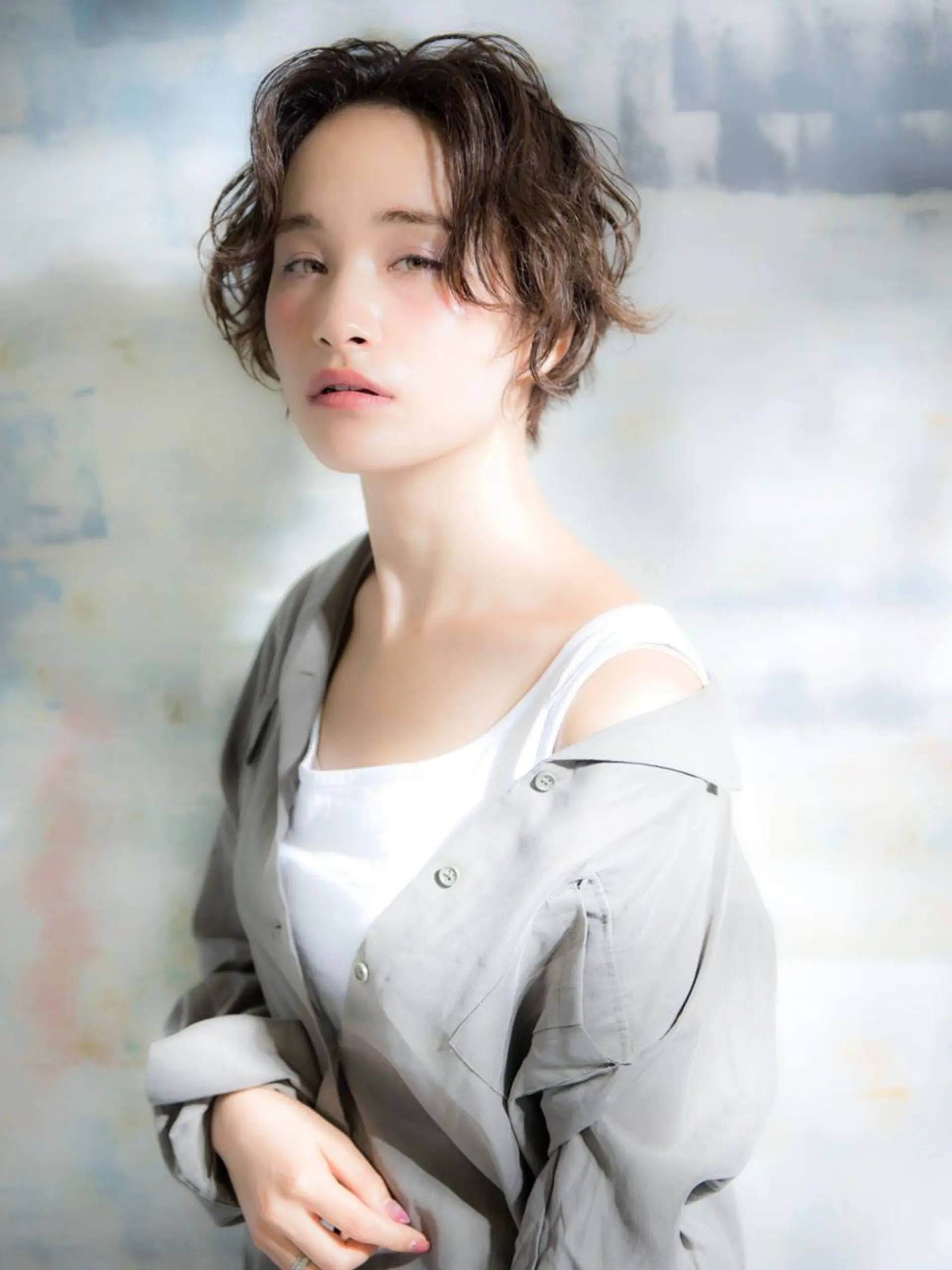 ショート カラー レイヤーカット✂️ 横浜No1♡下鳥翔子のヘアスタイル