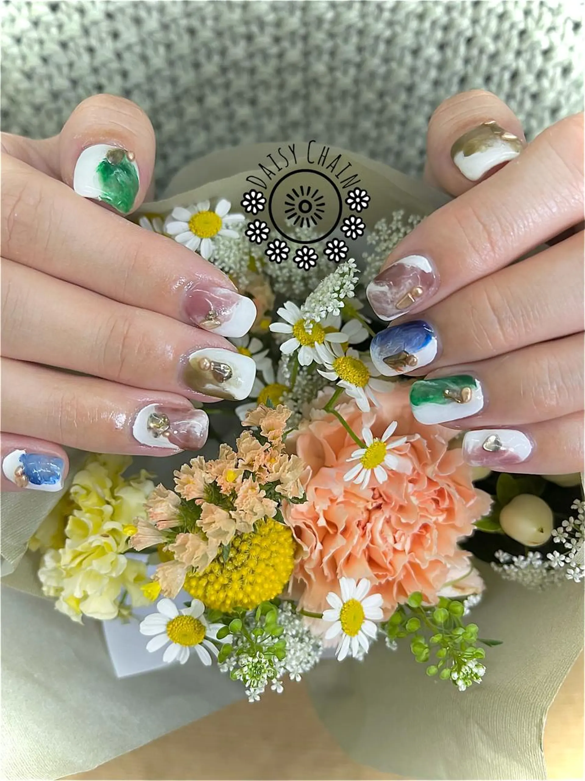 ネイル アートネイル 持ち込み Daisy  Chain所属・DaisyChain 新百合ヶ丘MIKIのネイルデザイン