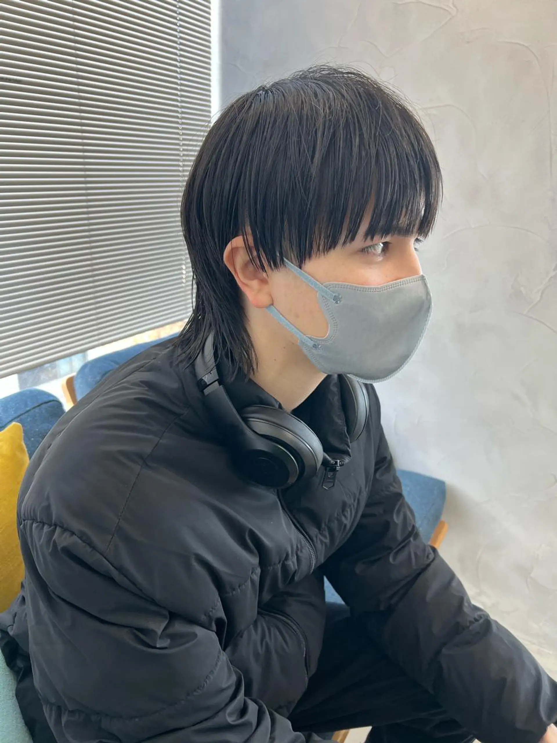 メンズ マッシュウルフ マッシュ メンズウルフカット ウルフカット 表参道メンズカット hikariのヘアスタイル