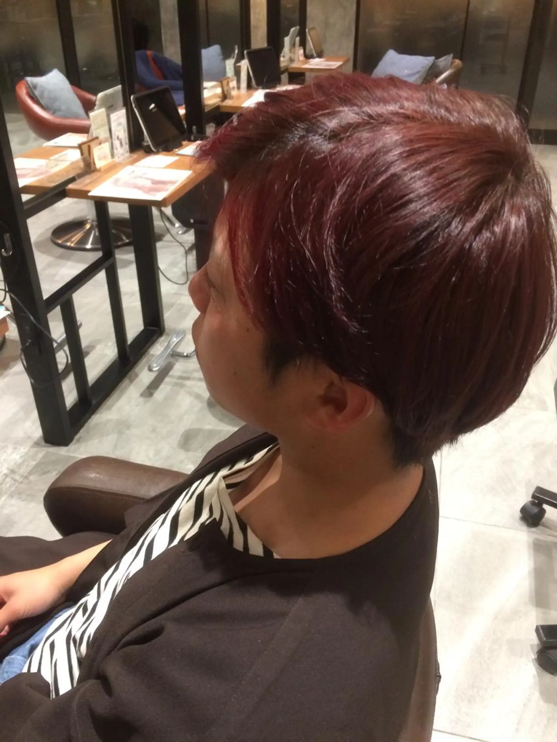 ショート カラー メンズ Kobayashi ハイライト/ショートのヘアスタイル