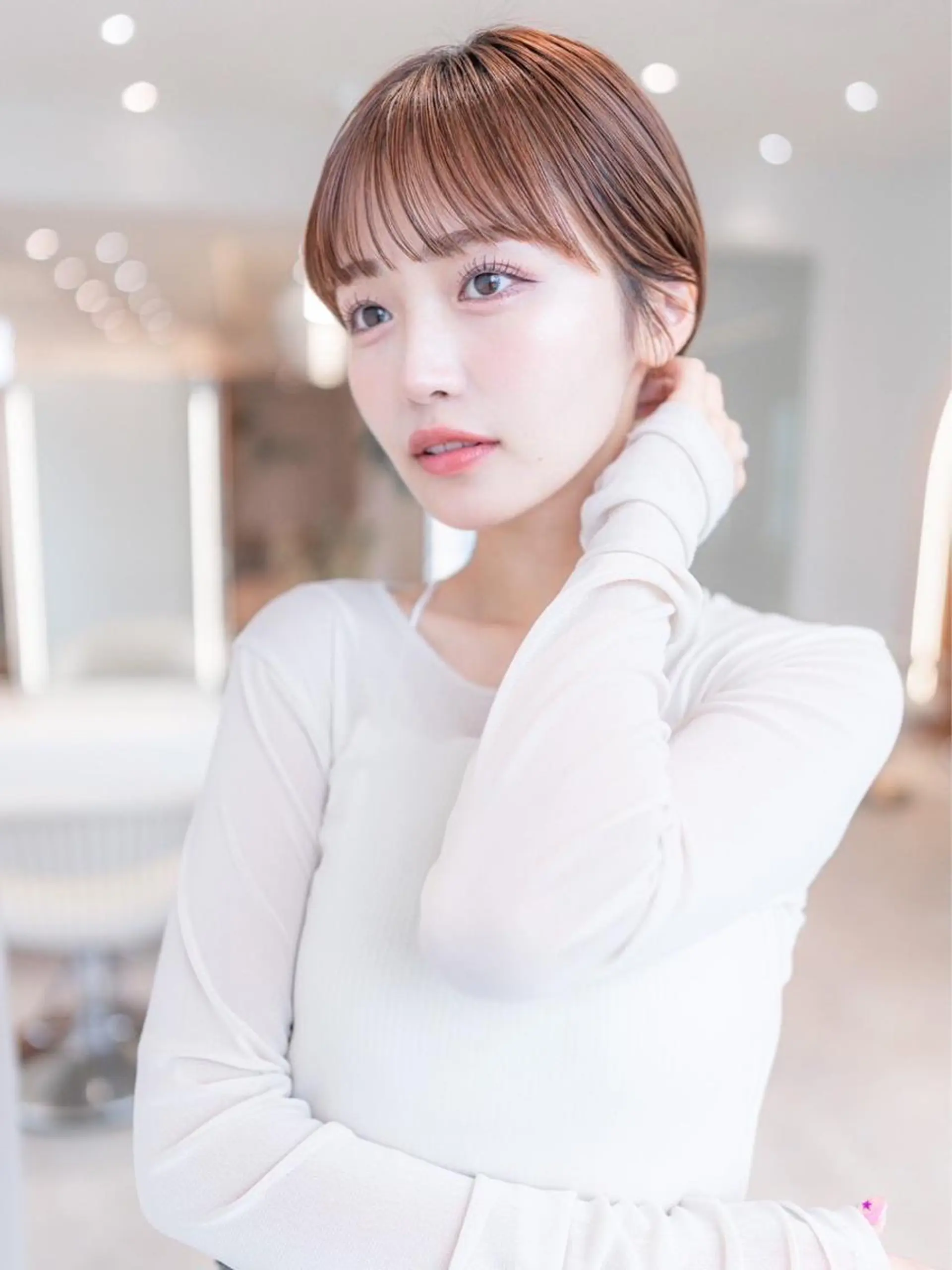 ショート カラー カット ヘアカラー トリートメント 🉐レイヤー/塩見 弘樹🉐渋谷のヘアスタイル