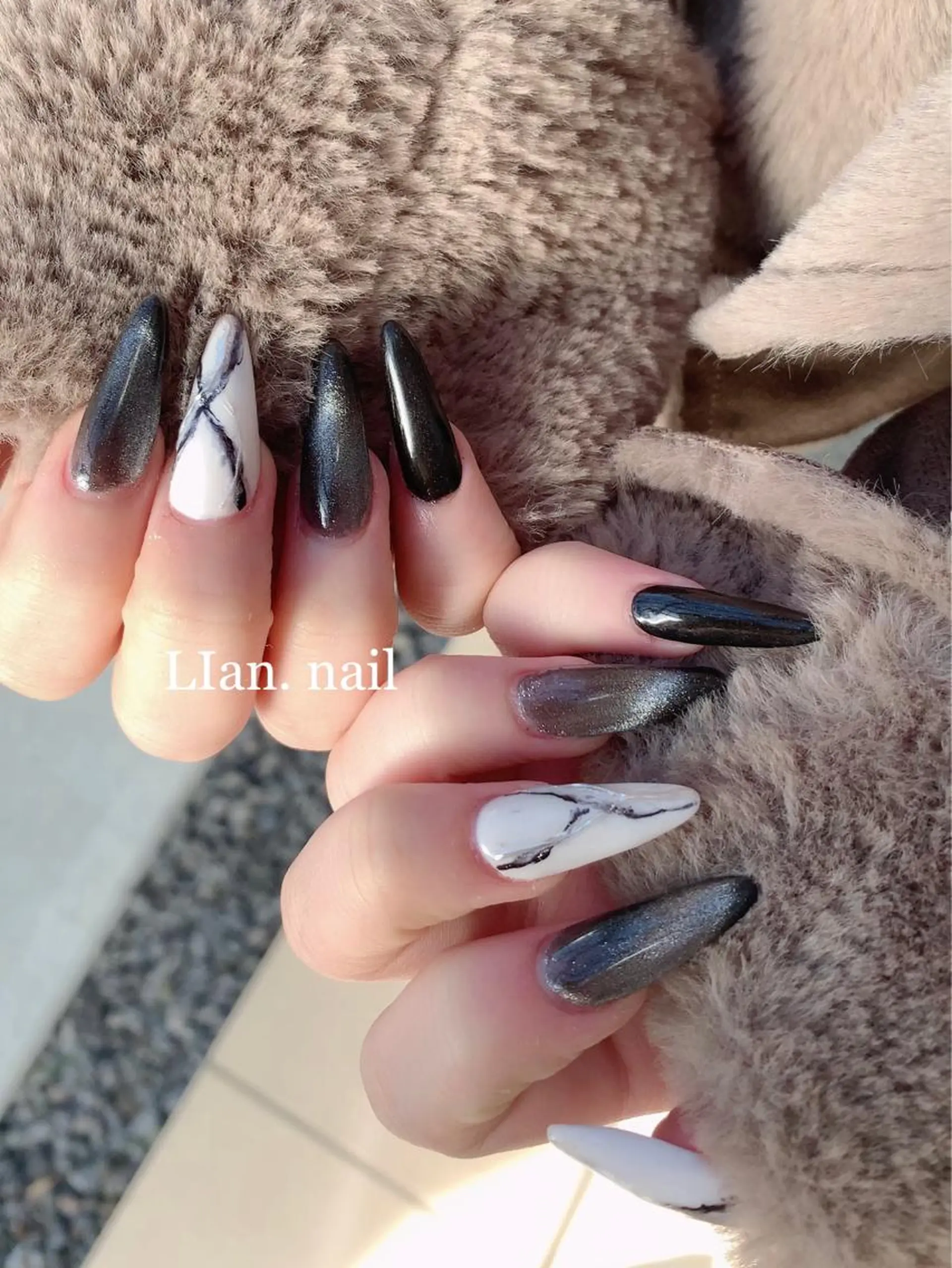 ネイル マグネットネイル Lian nailのネイルデザイン
