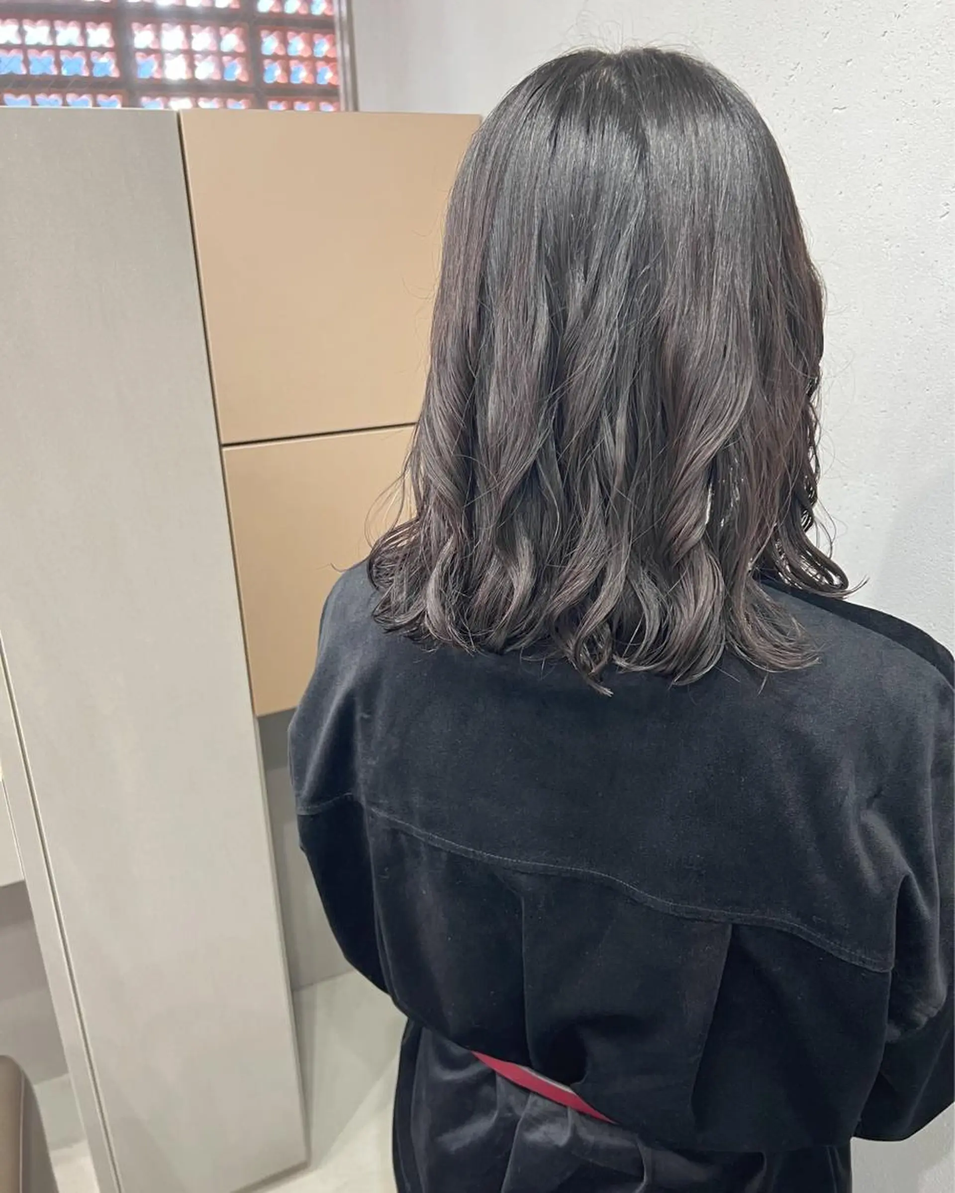 ミディアム パーマ ボブパーマコテ巻き風 パーマNo1深江秀平のヘアスタイル