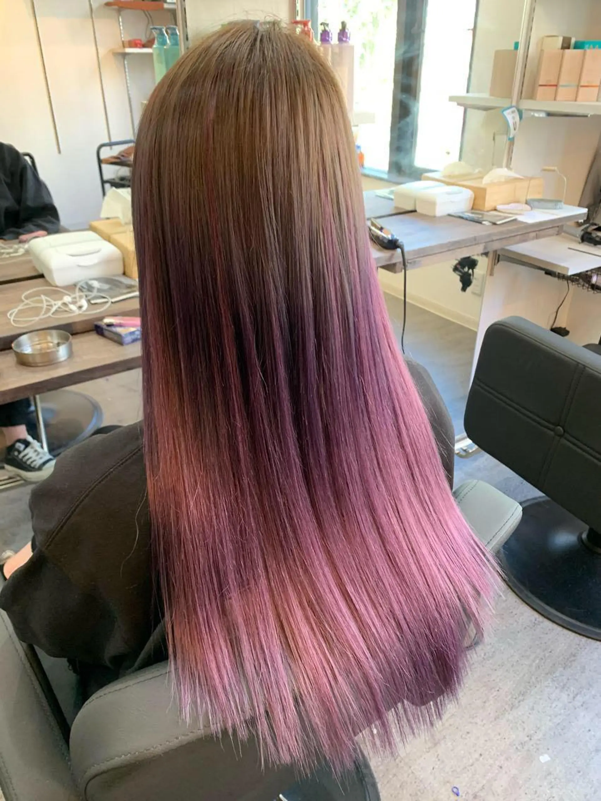 セミロング 100%高級人毛使用 LANIUMEDAのヘアスタイル