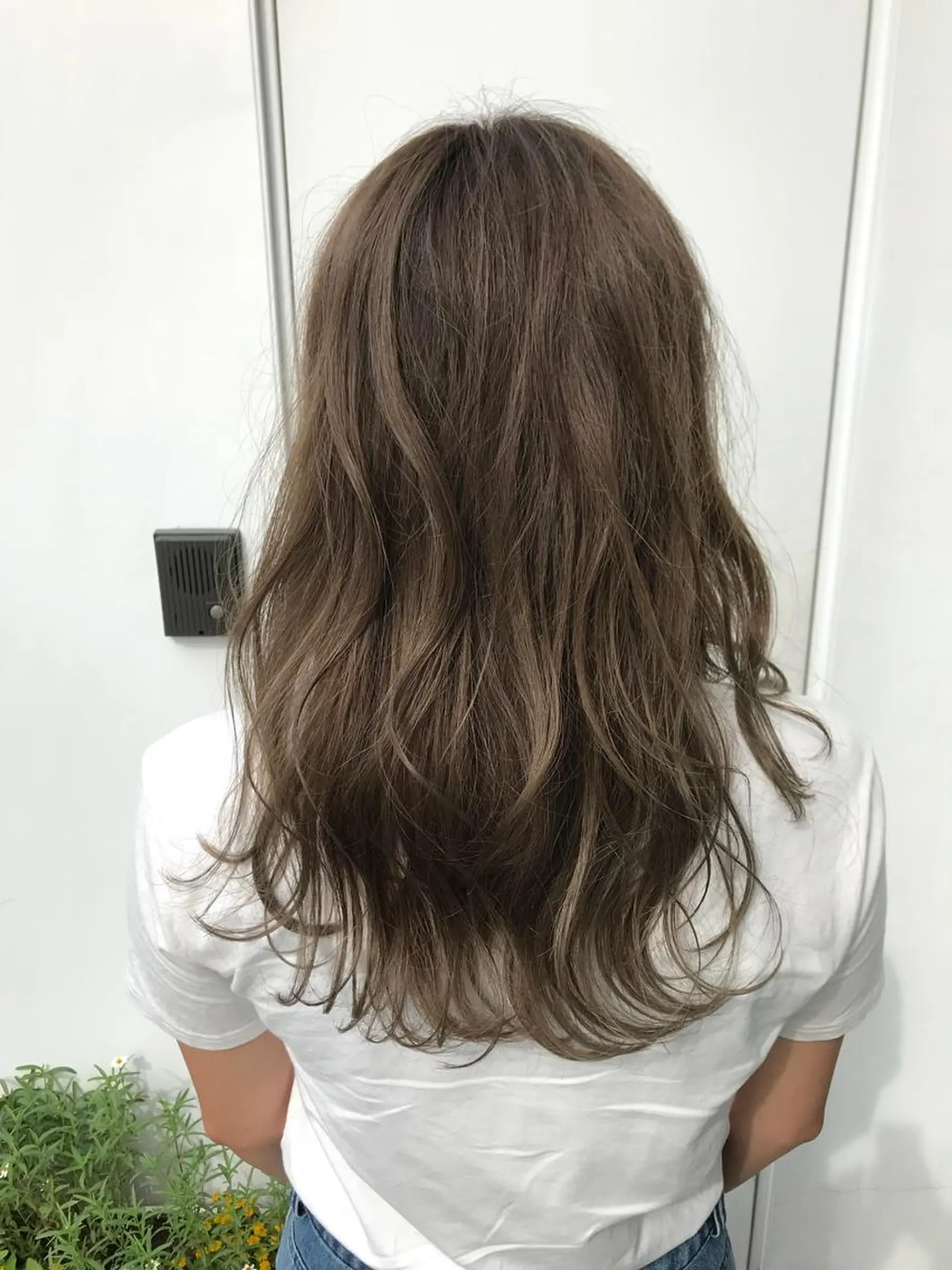 ロング カラー ベージュカラー ヘアカラー トリートメント 武田 久司のヘアスタイル