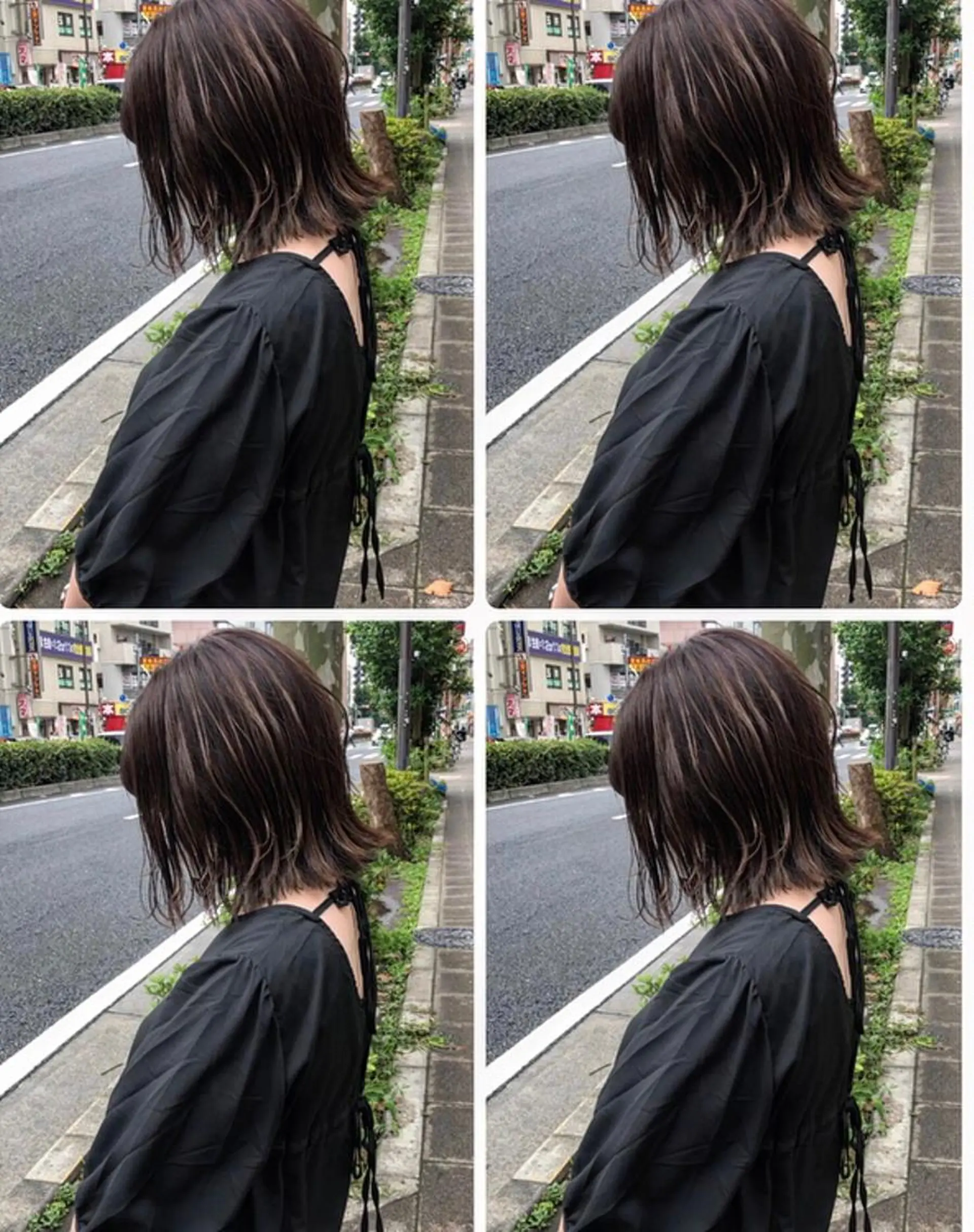 ミディアム カラー ブリーチ ヨシダ トオルのヘアスタイル