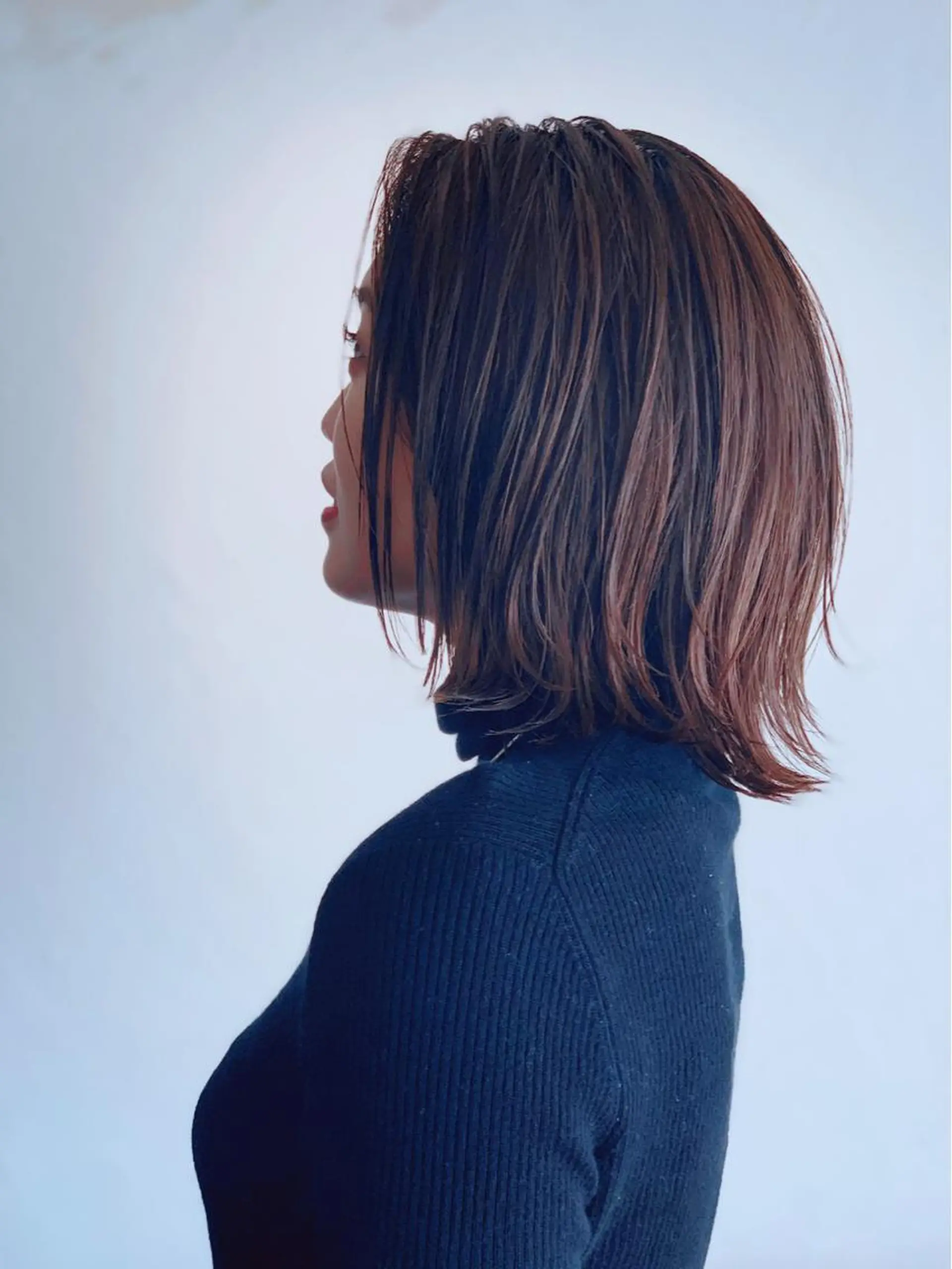 ミディアム カラー カット ヘッドスパ ヤノ ナオミのヘアスタイル