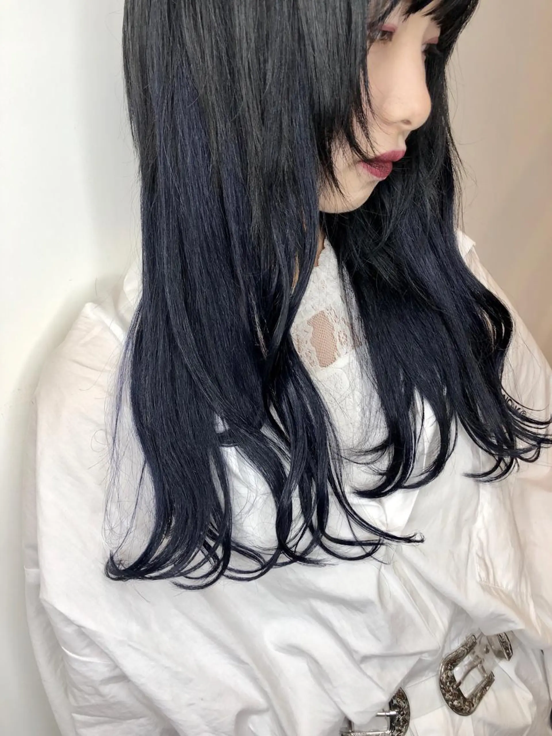 ロング カラー カット ヘアカラー エクステ シールエクステ×美髪 改善/ヨシモトカンジのヘアスタイル