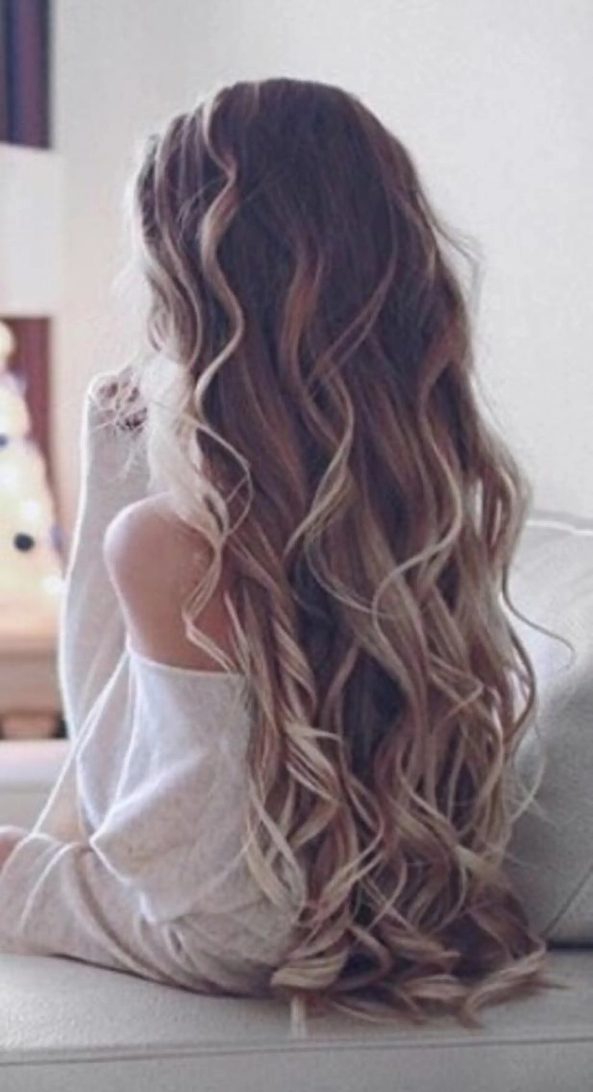 ロング カラー チビ編み込みエクステ シールEXどぅ〜すのヘアスタイル