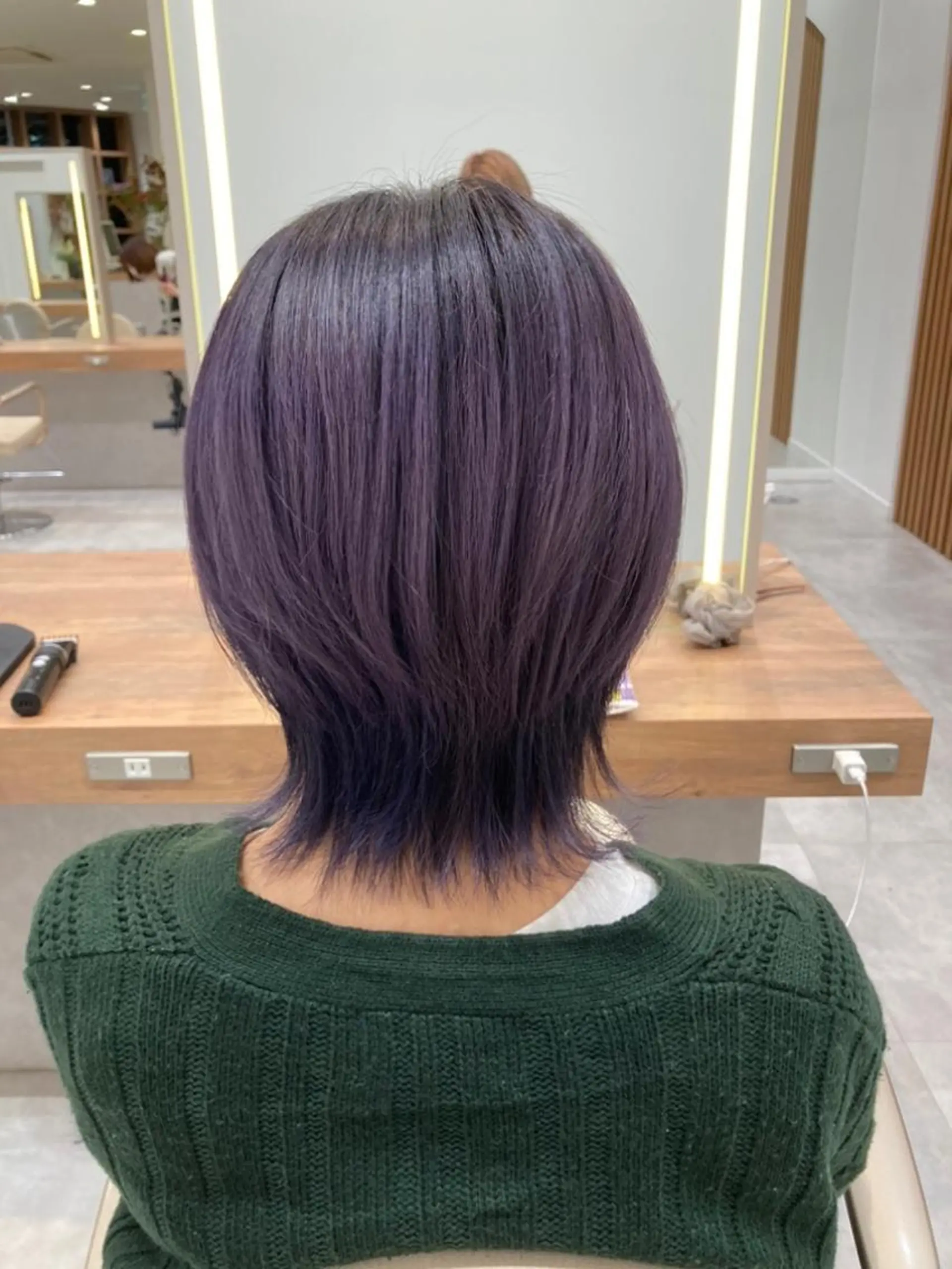 カラー カット トリートメント ヘッドスパ 一ノ瀬 蘭のヘアスタイル