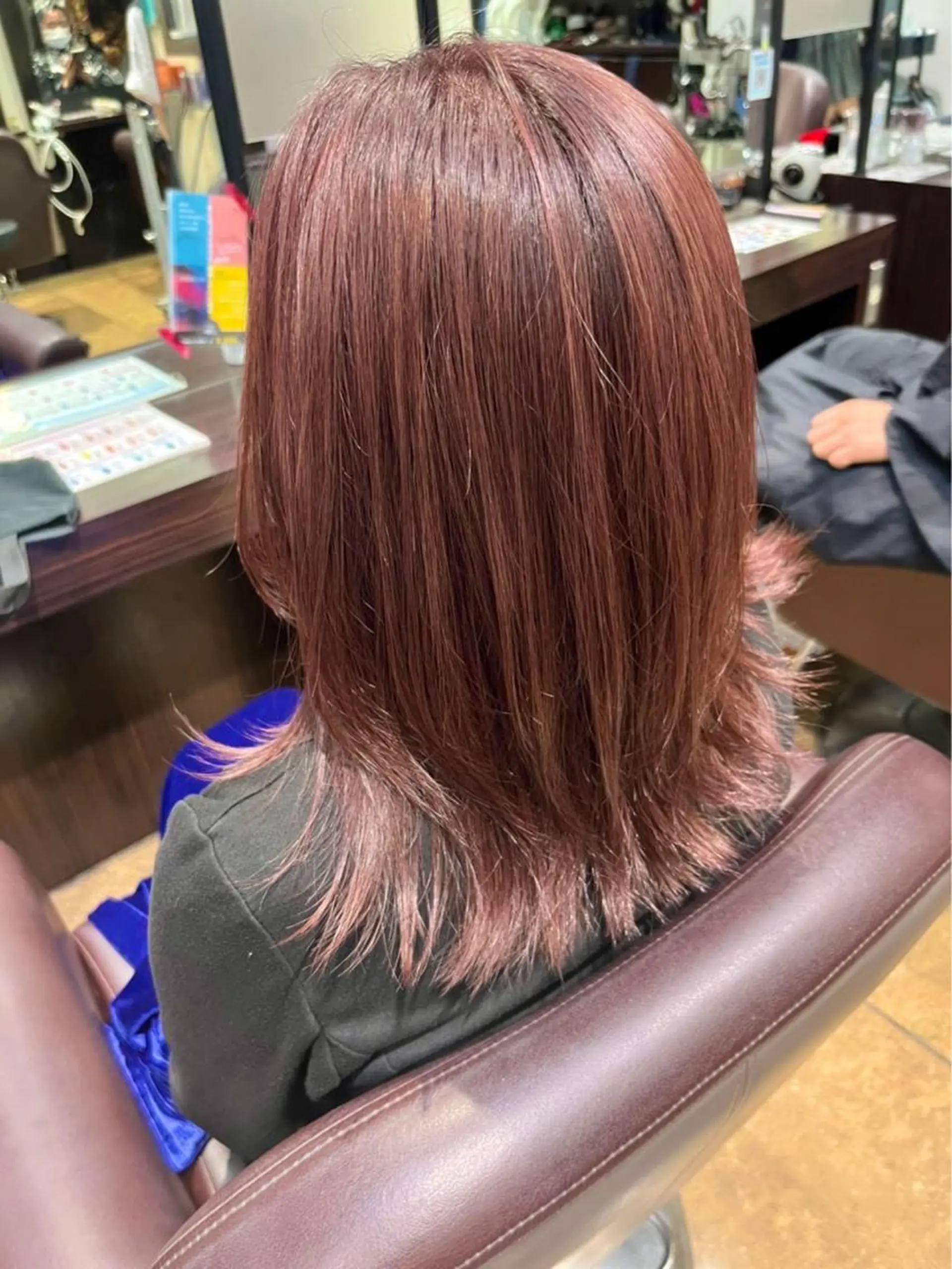 ロング カラー 酸スト/フェザー パーマ/三谷海斗のヘアスタイル