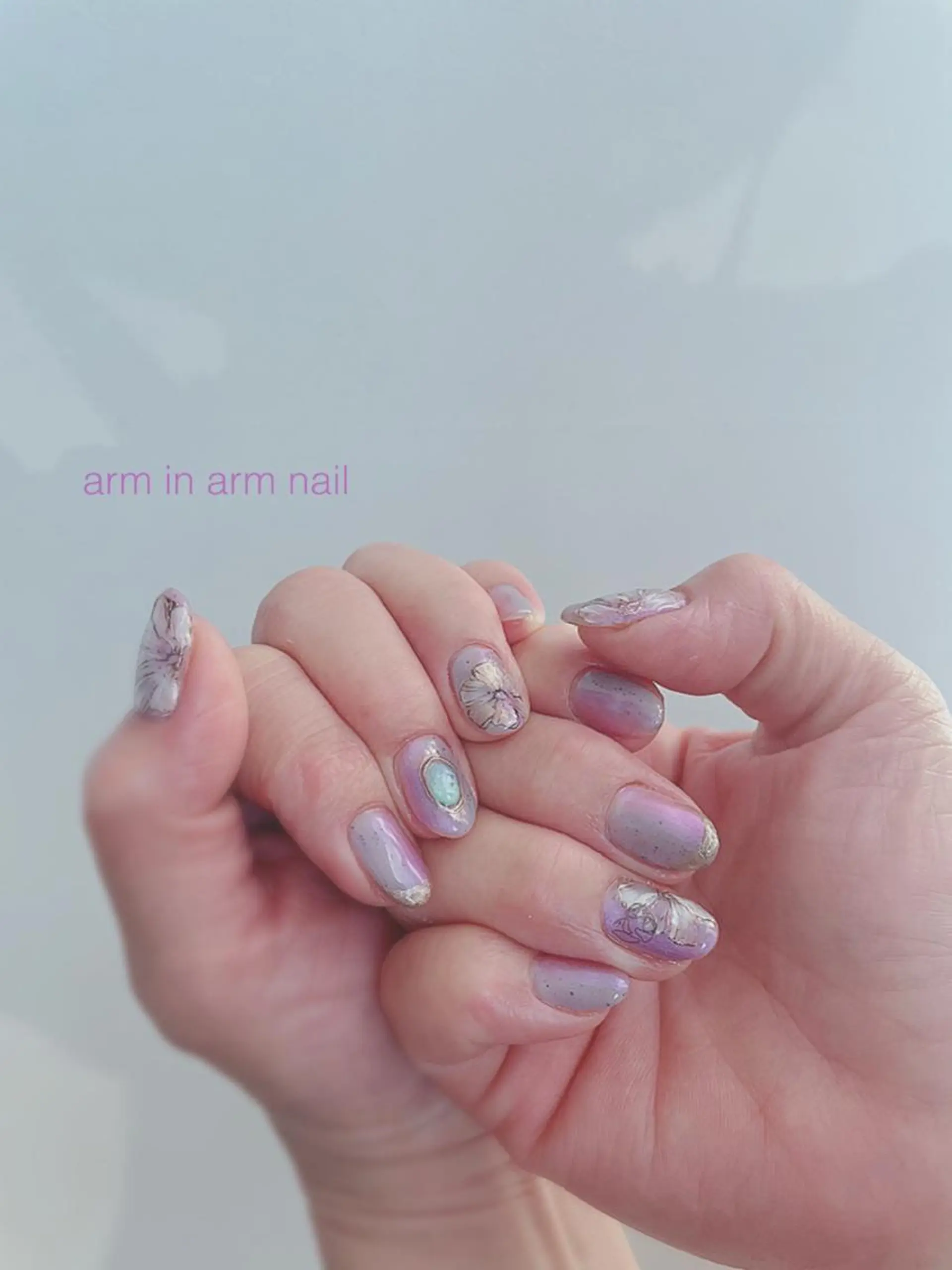 ネイル arm in arm ︎✿Yamamotoのマツエク・マツパデザイン