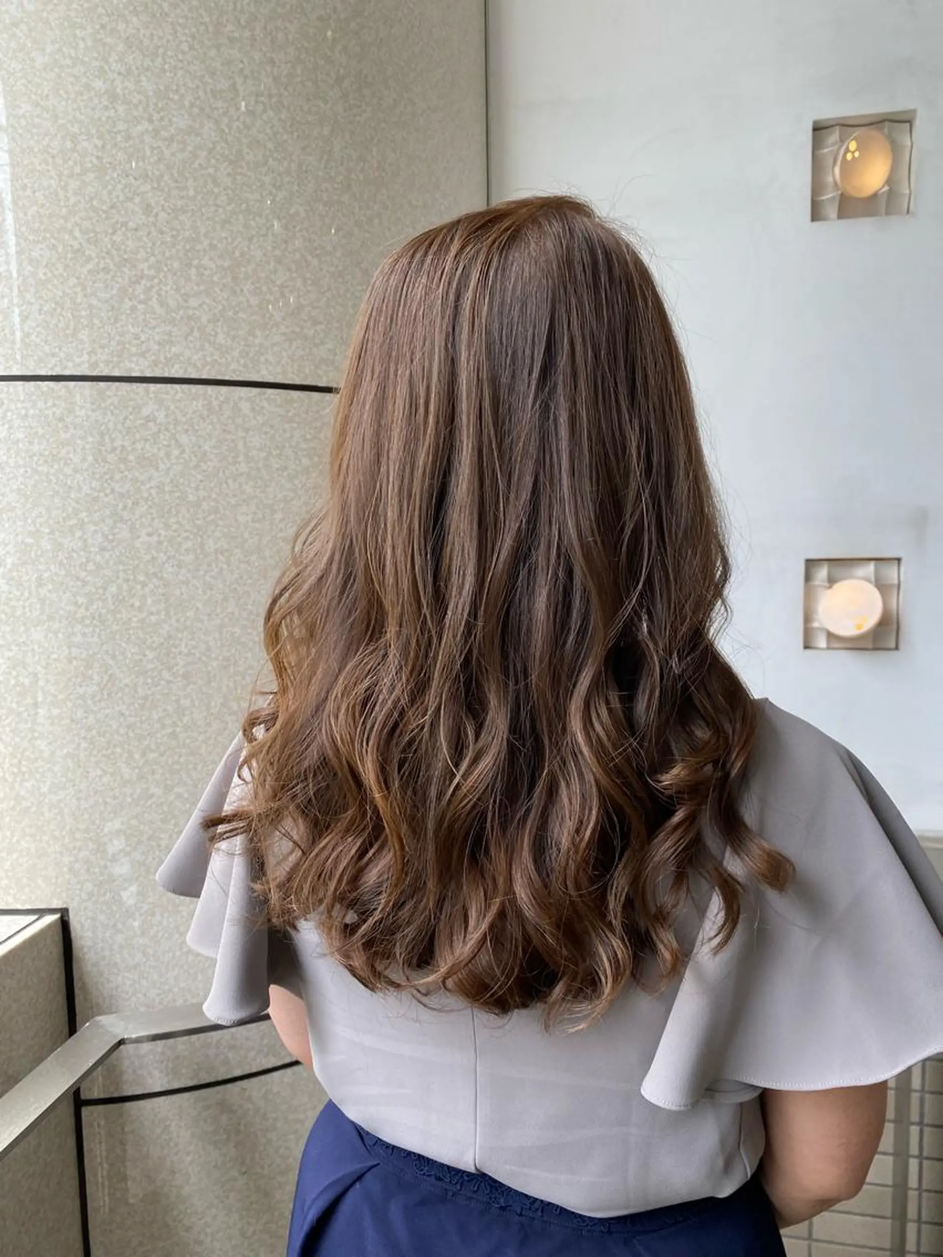 ロング カラー ブリーチ 透明感カラー ブリーチなしカラー カット ヘアカラー トリートメント 統括マネージャー/ 髪のドクター/前原悟のヘアスタイル
