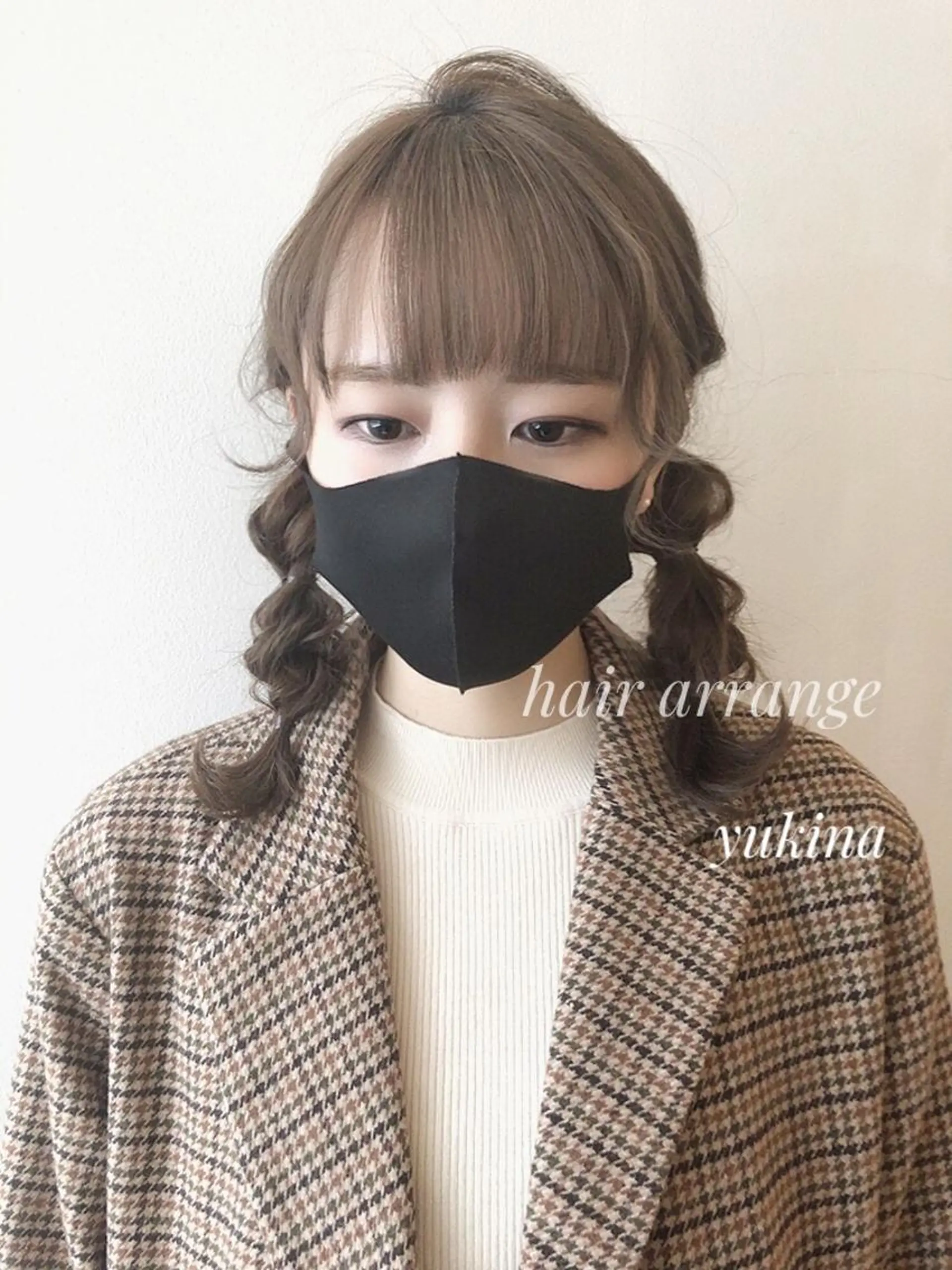 ミディアム 玉ねぎヘアー ヘアセット ✨透明感ケアカラー✨ 長野ゆきなのヘアスタイル