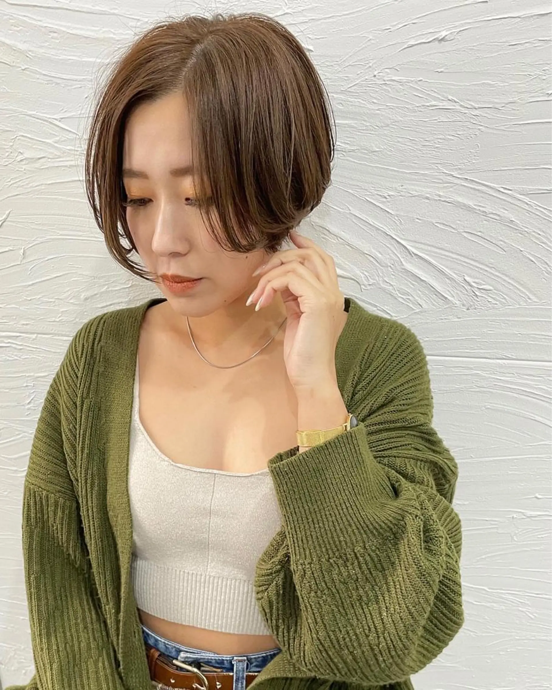 ショート カラー アッシュ Sakairi Yunaのヘアスタイル