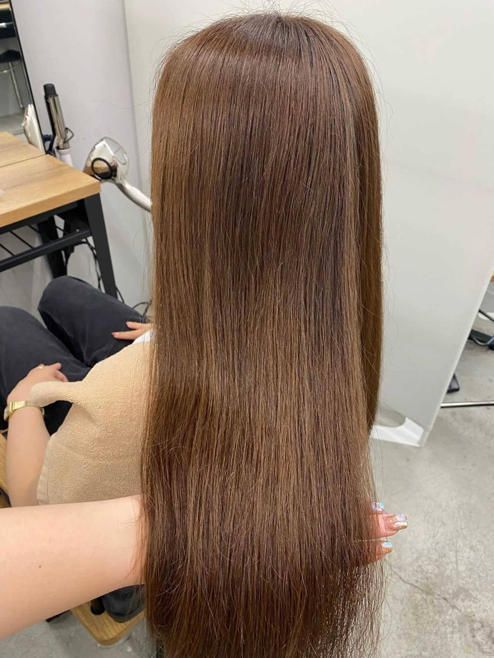 ロング ヘアカラー トリートメント ナガイ アヤのヘアスタイル