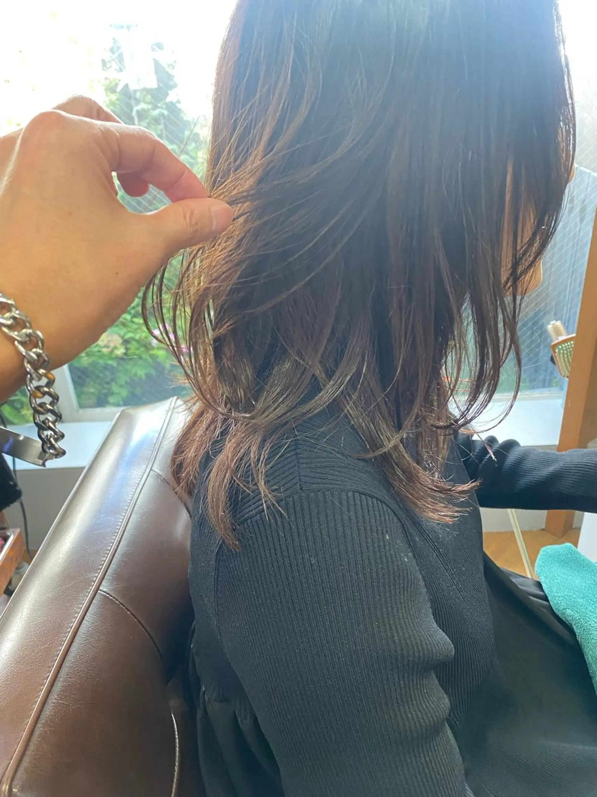 セミロング 西尾 隆介のヘアスタイル