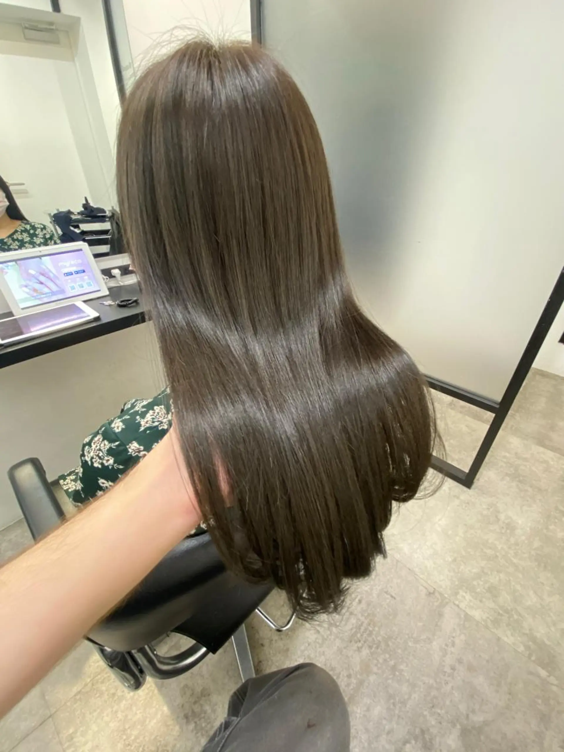 ロング カラー 【艶髪×韓国風】 毛流れ職人 RYOのヘアスタイル