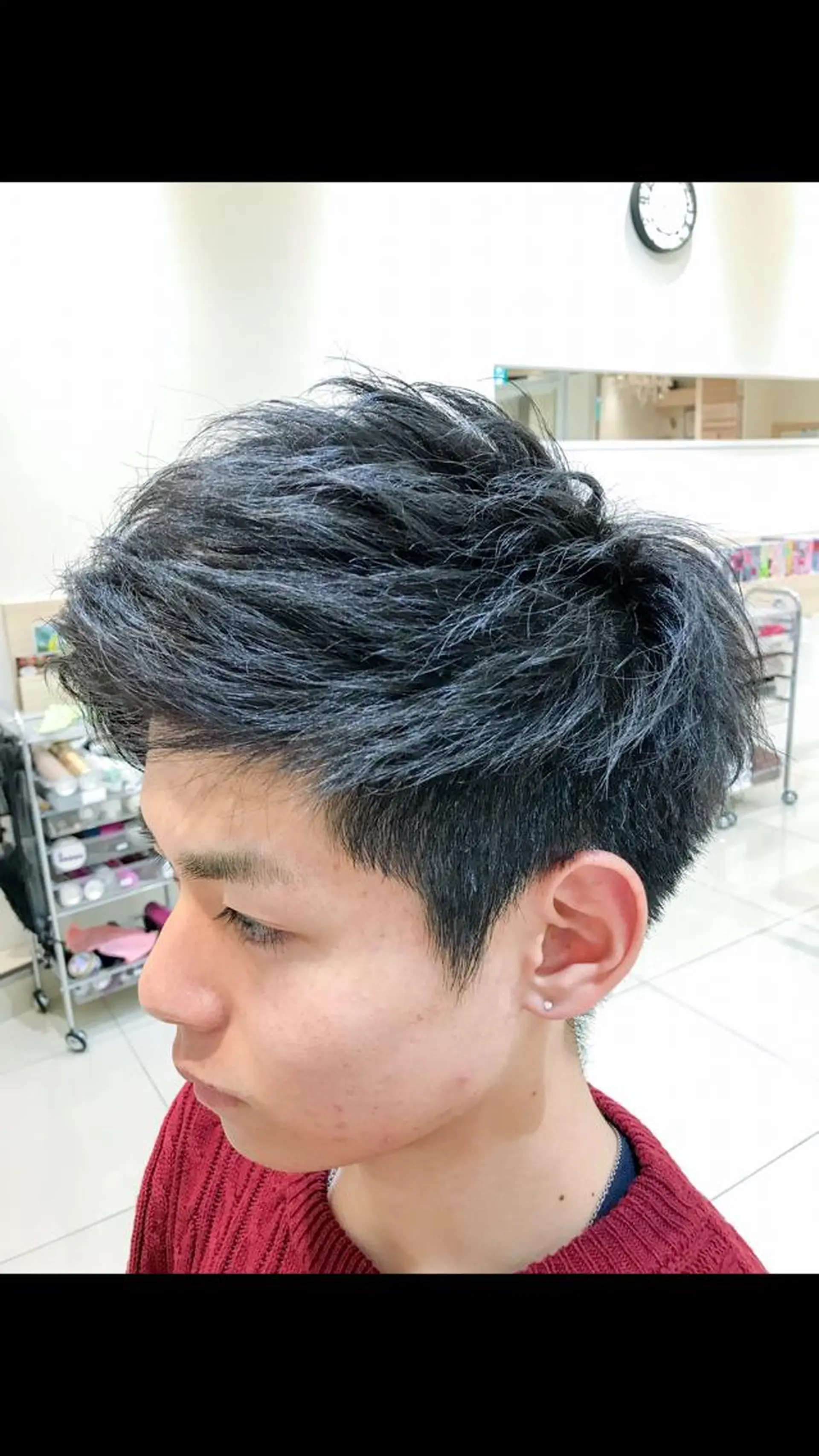 ショート カラー メンズ 髪質改善/茅ヶ崎 マツモト リョウのヘアスタイル