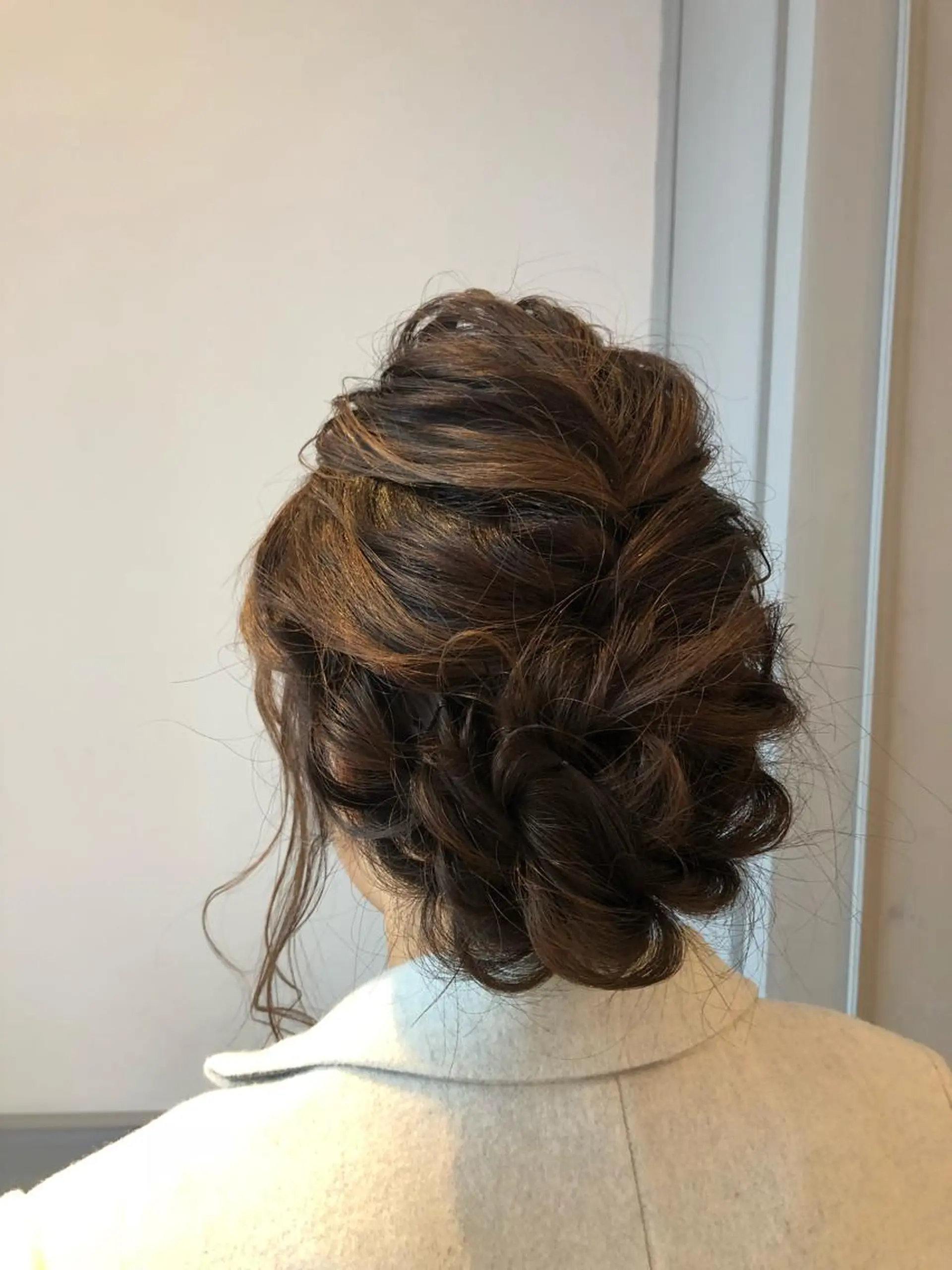 セミロング ヘアアレンジ レイヤーカット✂️ 横浜No1♡下鳥翔子のヘアスタイル
