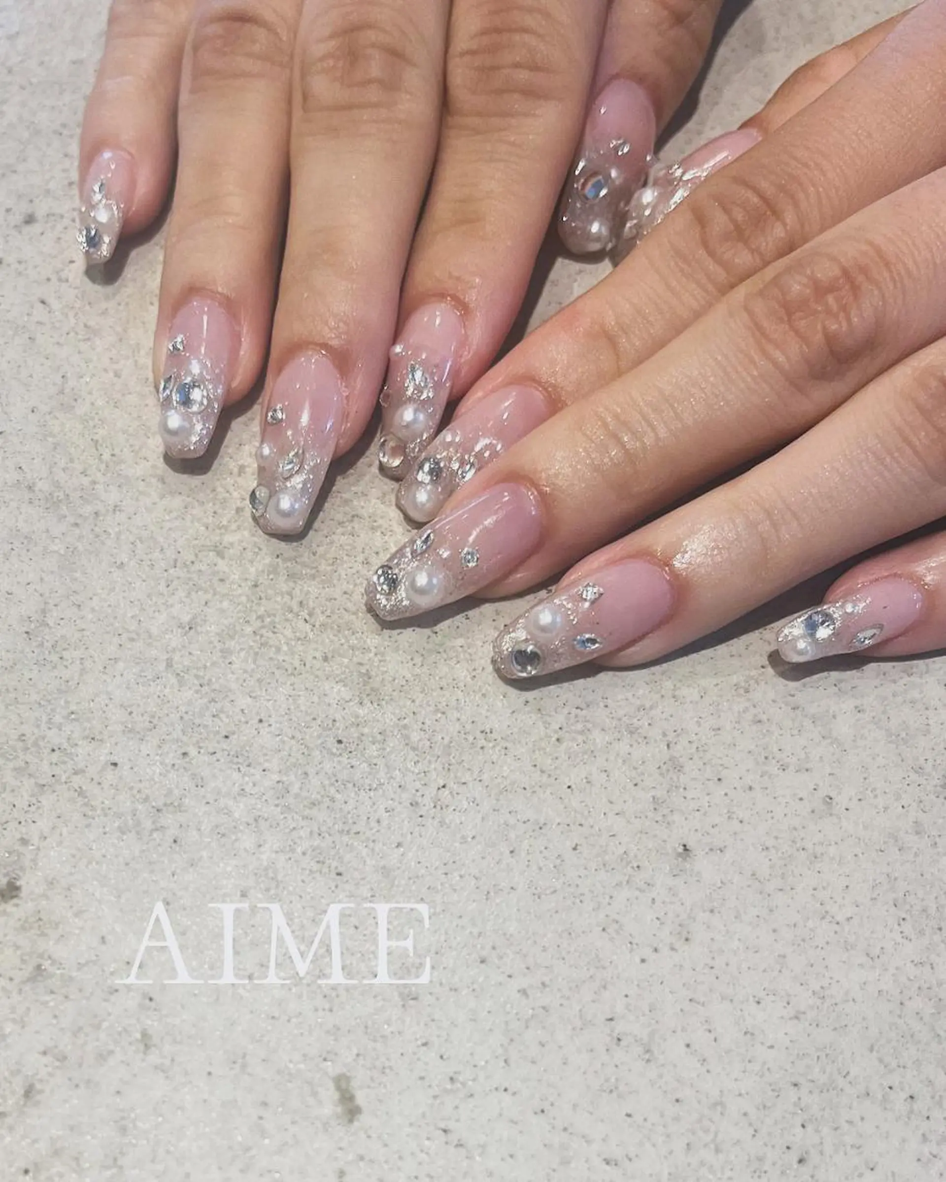 ネイル シンプルネイル AIME （momo）のネイルデザイン