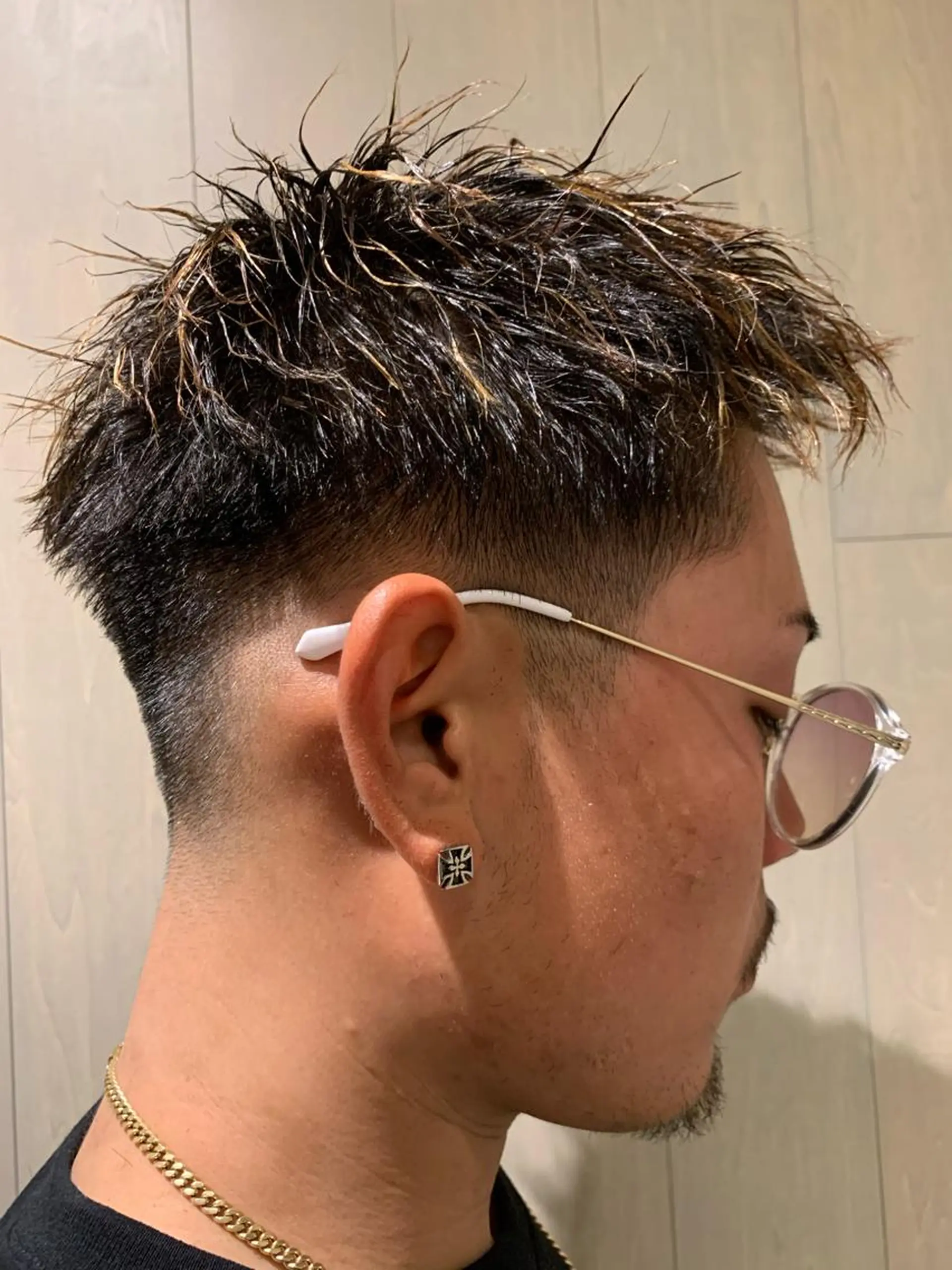 ショート メンズ 糟谷 慈英のヘアスタイル