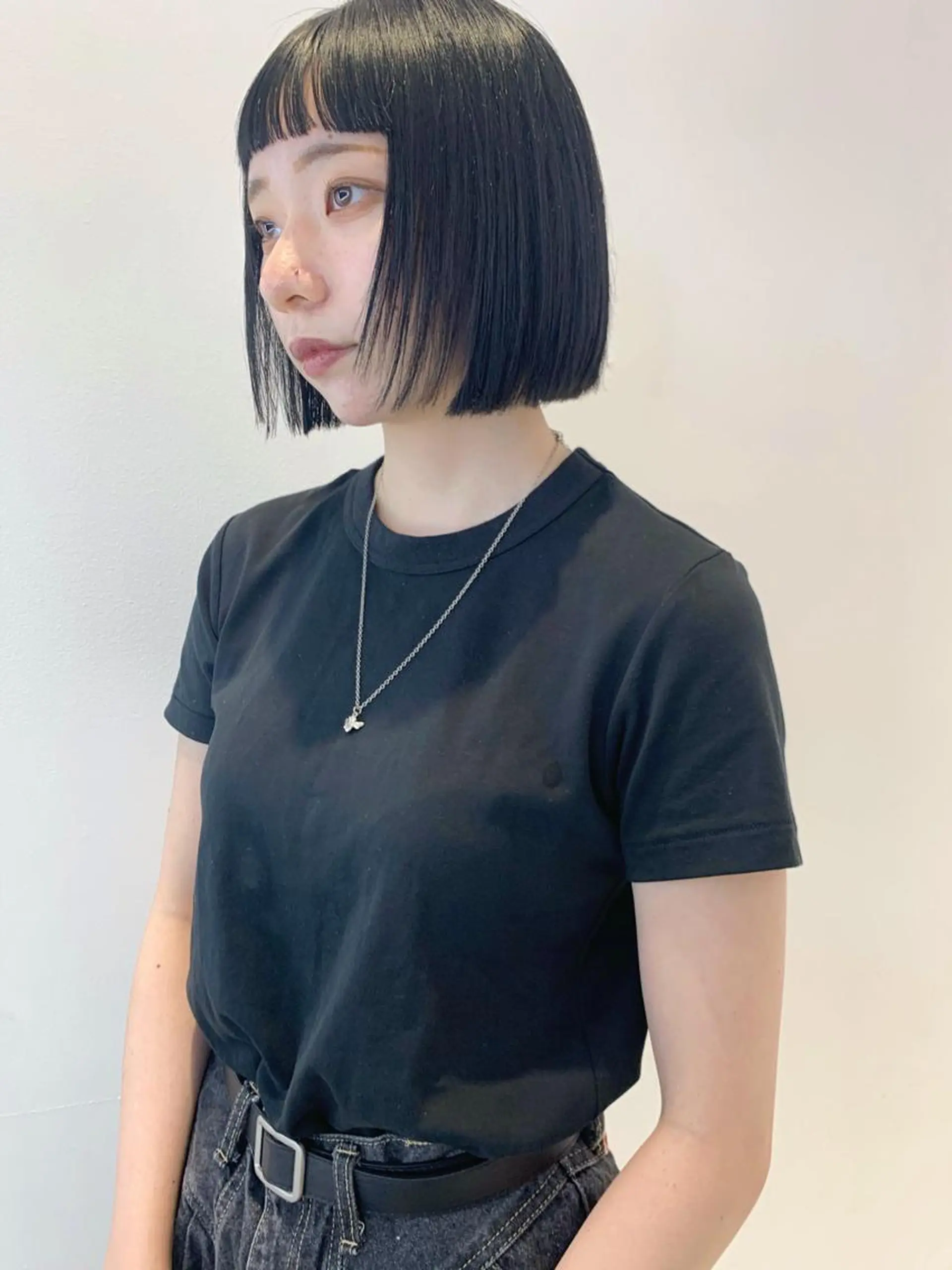 ショート カラー 黒髪 ボブ sakoda shunkiのヘアスタイル