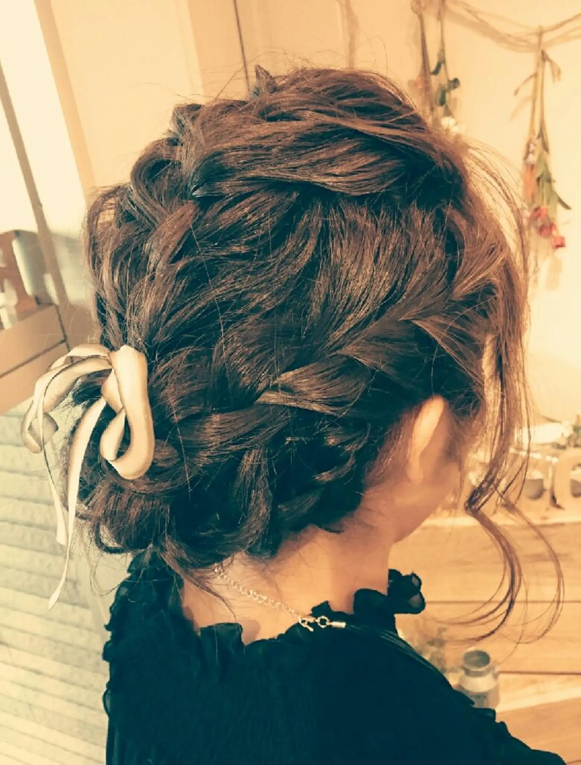 ヘアアレンジ ミディアム ヘアセット/髪質改善 /カラー/TADOのヘアスタイル