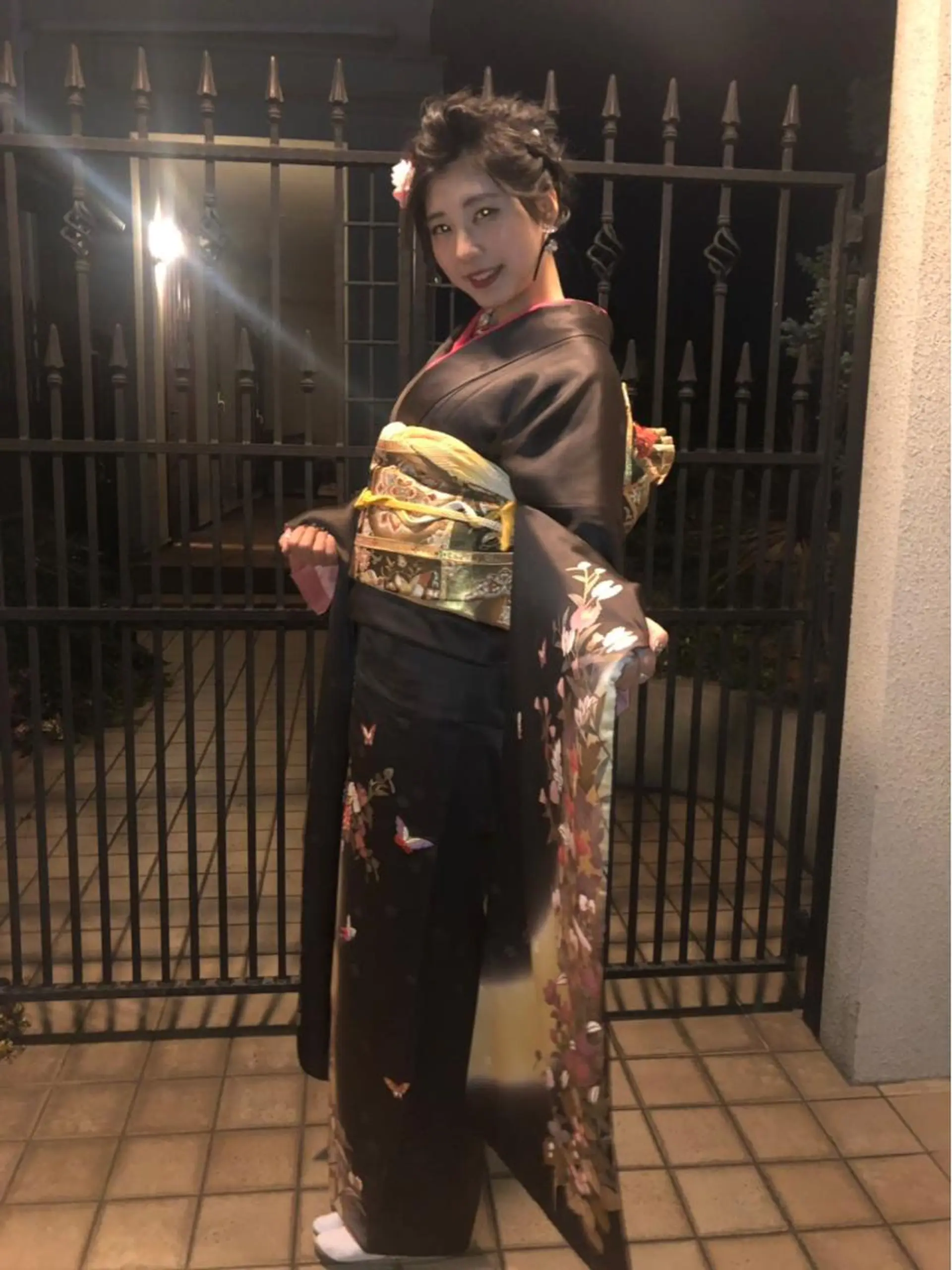 ロング カラー パーマ ヘアアレンジ ネイル マツエク・マツパ 成人式 成人式 成人式 レイヤー&カラー 人気美容師倉崎涼のヘアスタイル