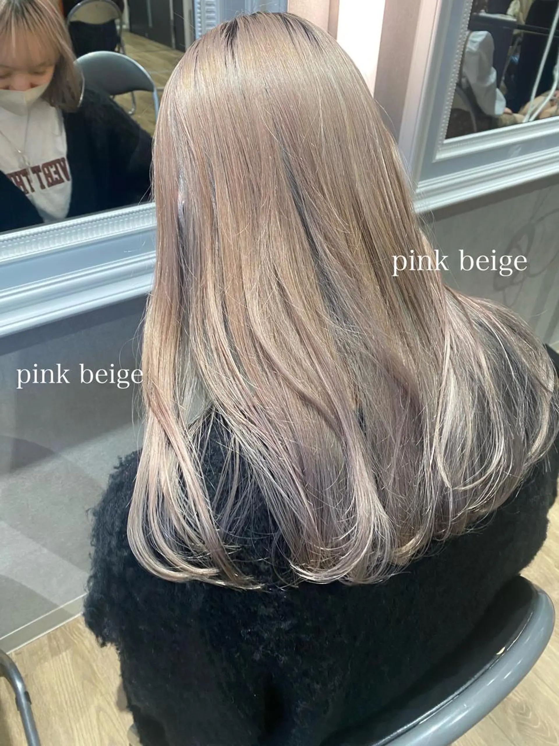 ロング カラー ヘアアレンジ ラベンダーカラー ヘアカラー トリートメント あおい 🍒暖色カラーのヘアスタイル