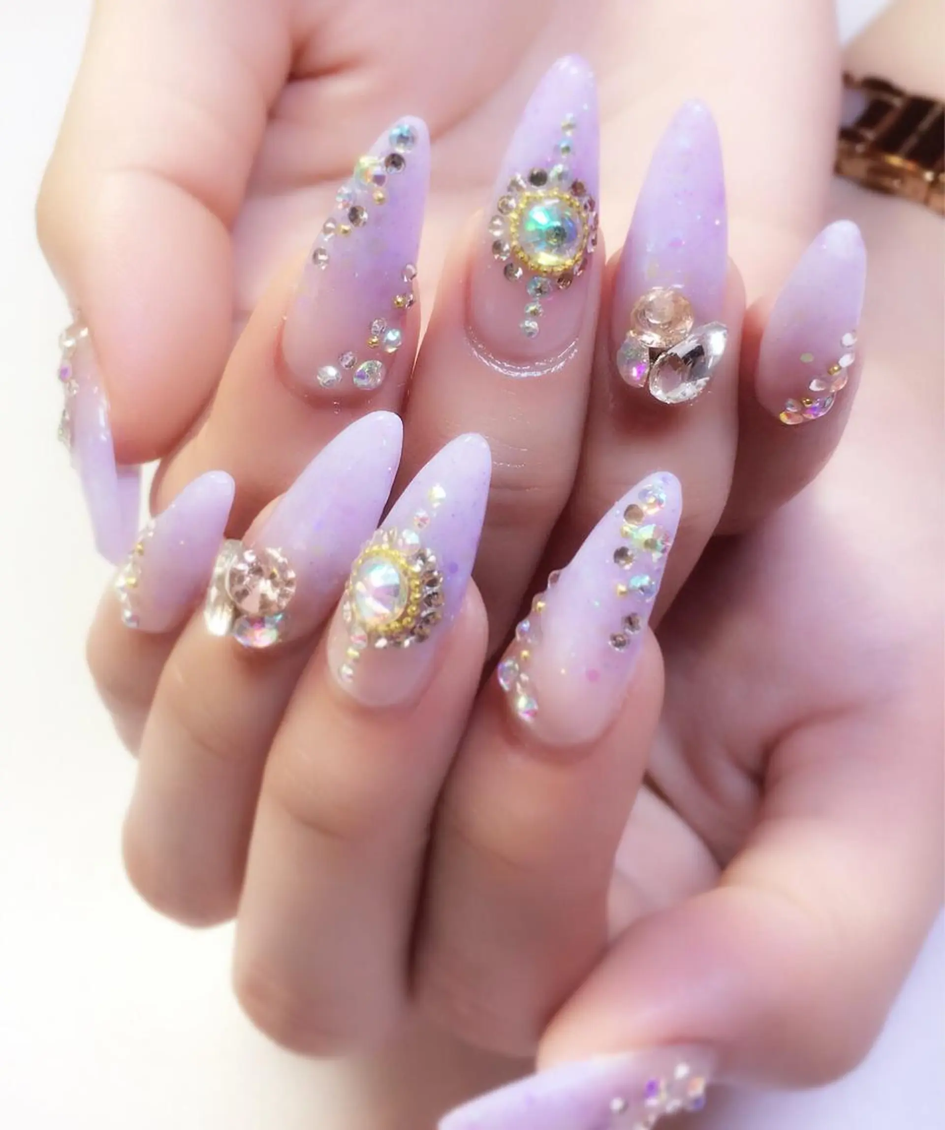 ネイル キラキラネイル ラメ(グリッター) ラメグラデーション スカルプネイル nail salon Soeurのネイルデザイン