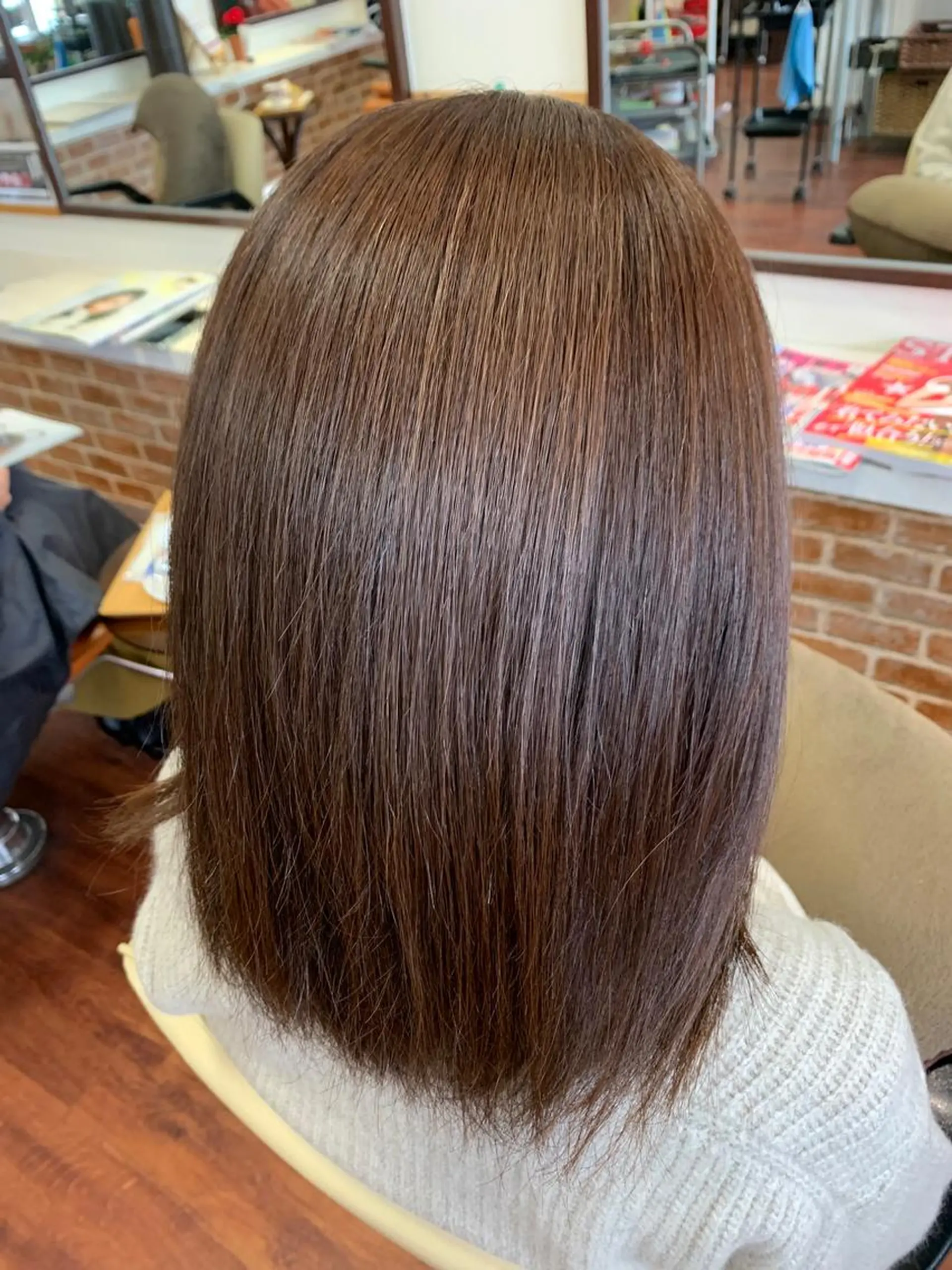 ミディアム ヘアカラー Hair design  Lien (ヘアーデザイン　リアン)所属・藤川 翔のヘアスタイル