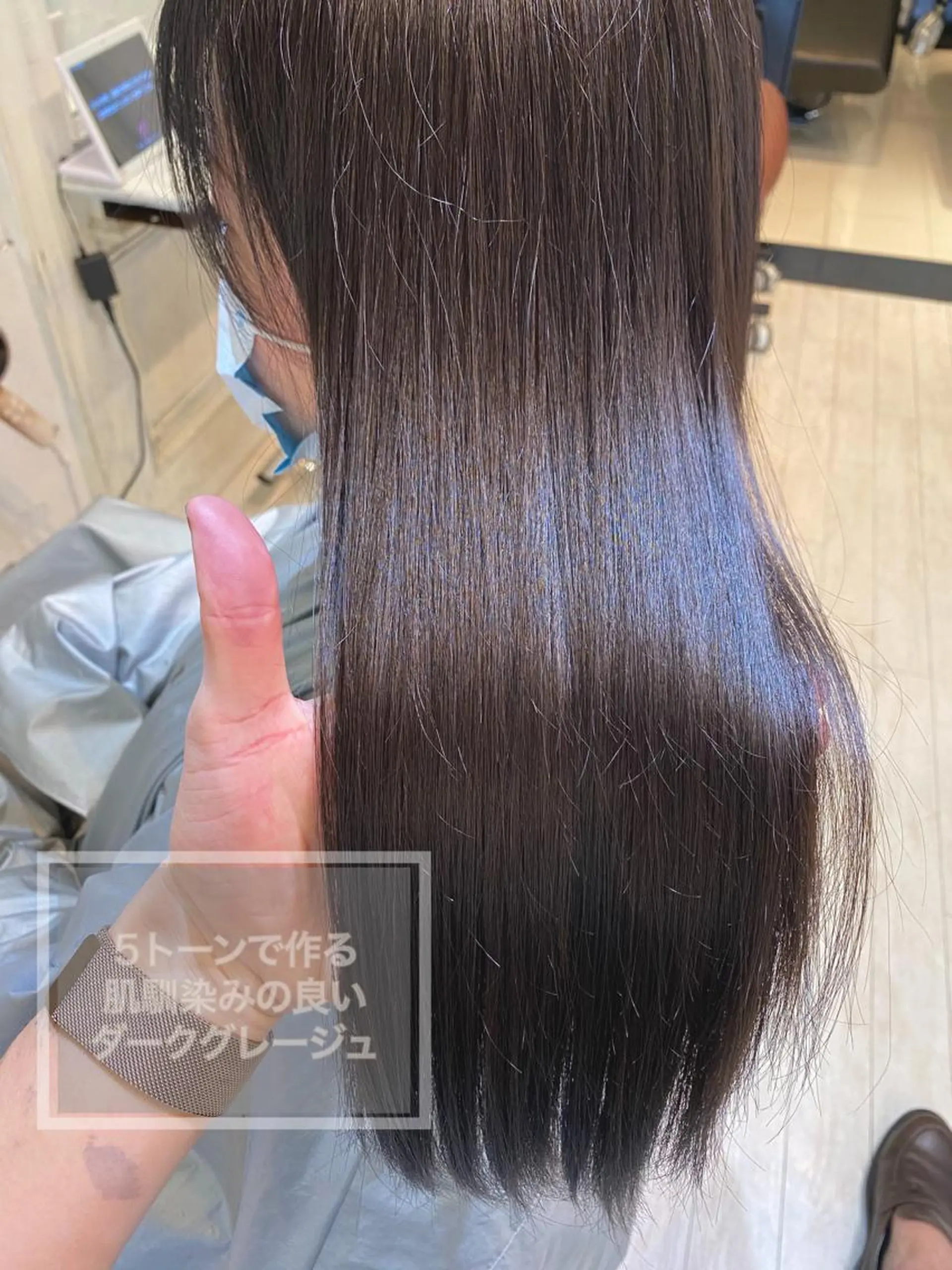 セミロング カラー ヘアカラー ブリーチ koheiのヘアスタイル