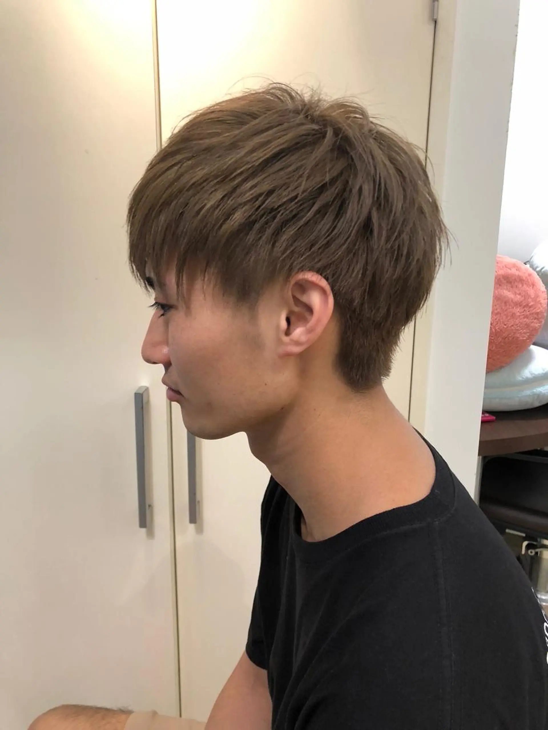 メンズ 顔周りの垢抜けヘア 立山あいりのヘアスタイル
