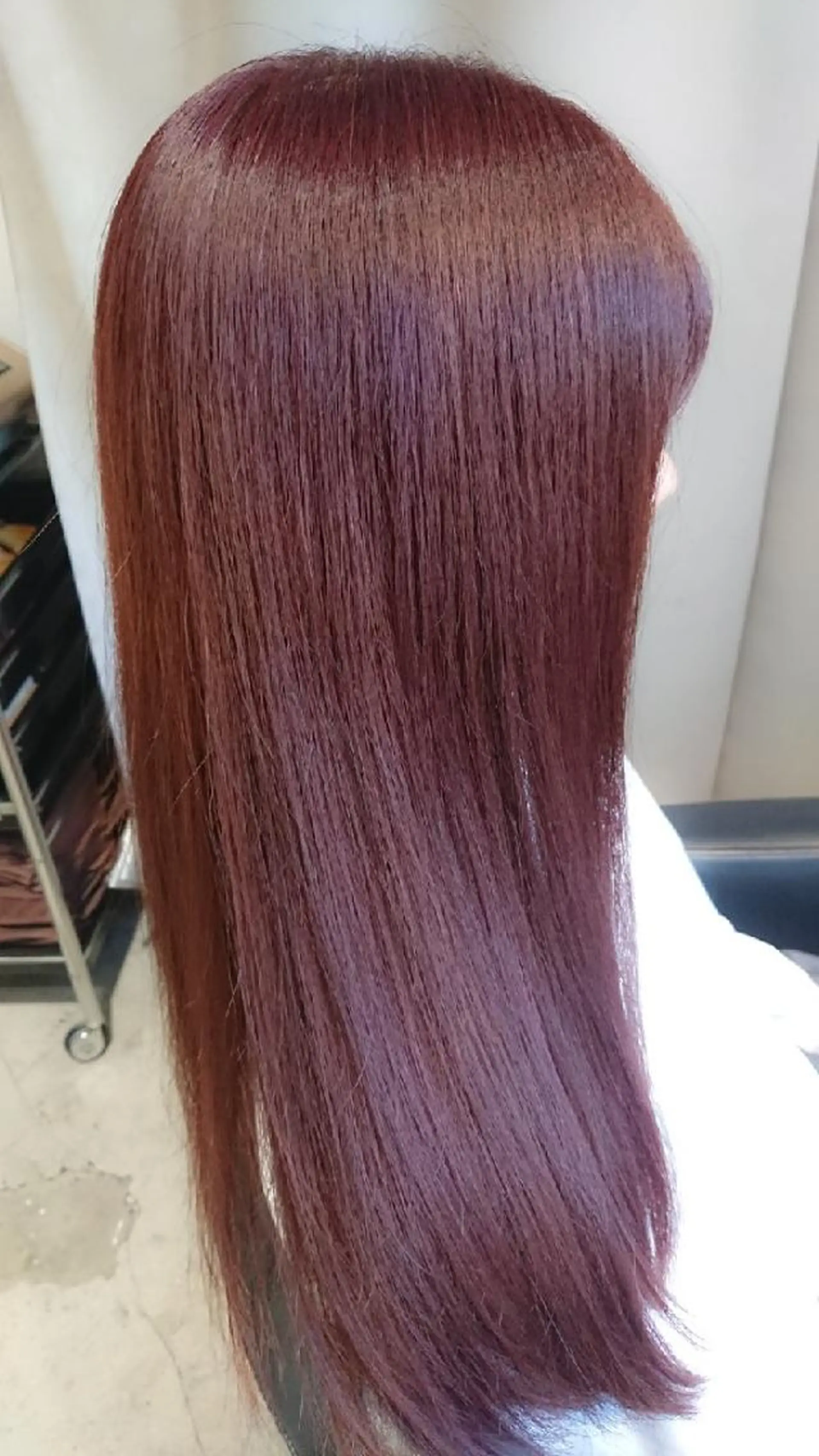 ロング カラー バイオレットカラー カット ヘアカラー トリートメント スタイリスト 川添 のヘアスタイル