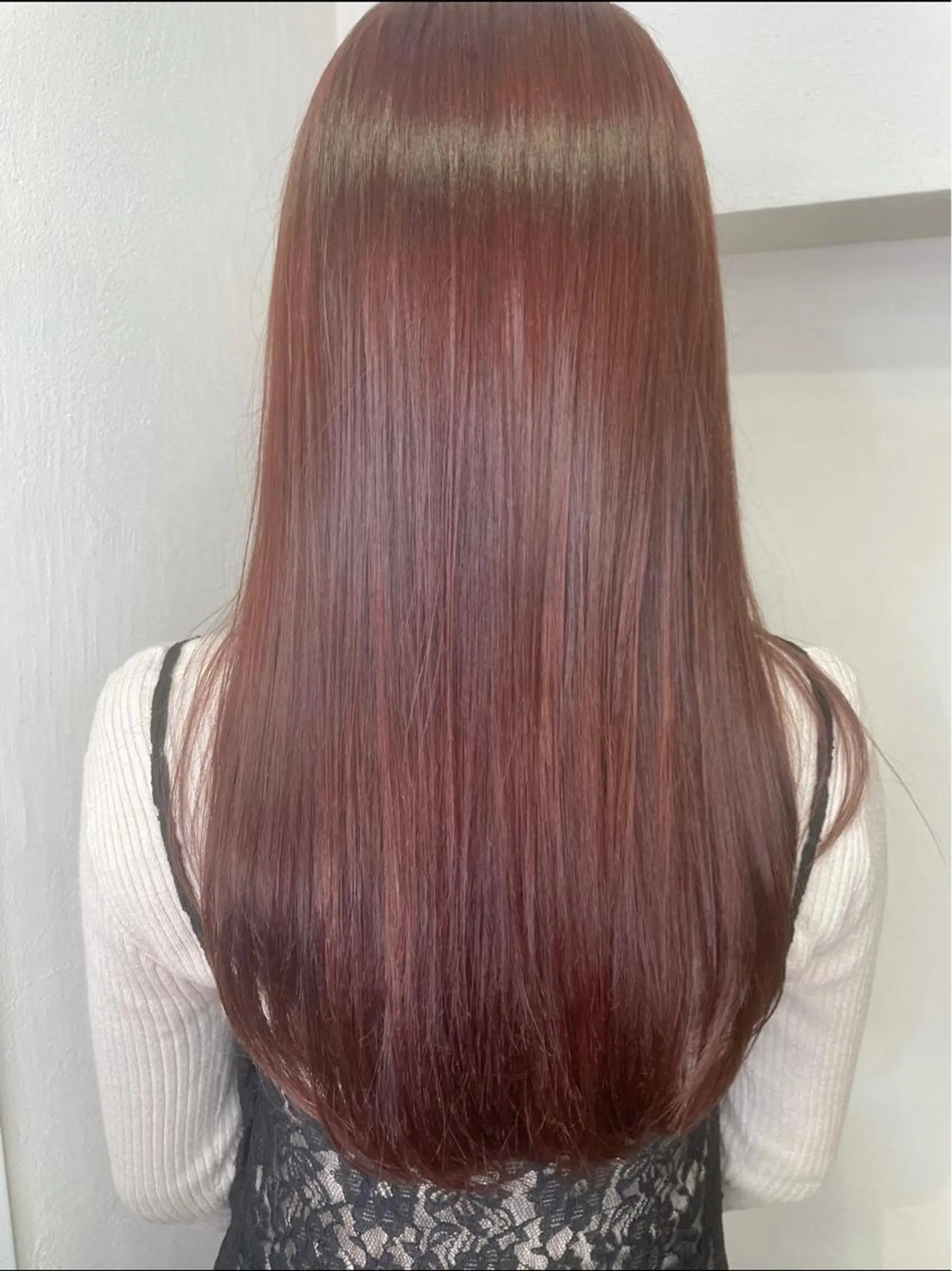 ロング カラー ブリーチ ブラウンカラー ラベンダーカラー オーガニックカラー ピンクカラー 【韓国ヘア×透明感 カラー】笹谷 莉未のヘアスタイル