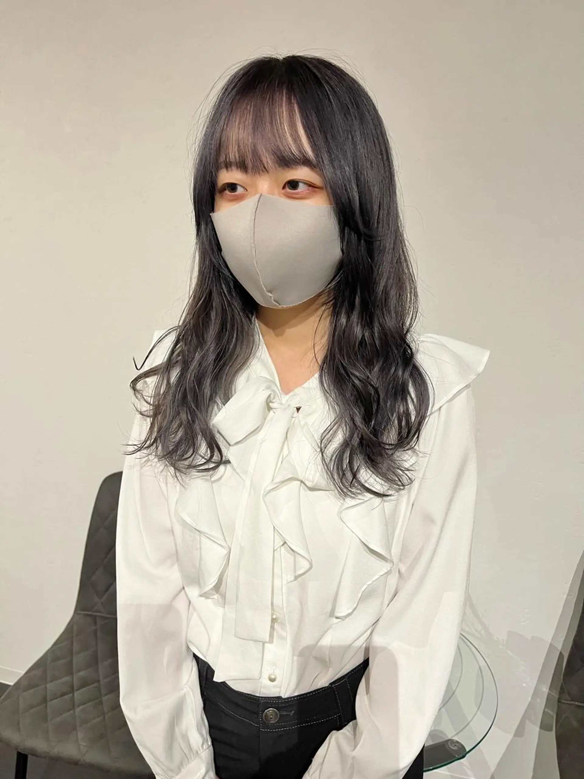 ロング カラー ブリーチ ケアブリーチ 透明感カラー ダブルカラー ハイトーンカラー カット ヘアカラー ショート/パーマ/ カラー/FUKOのヘアスタイル