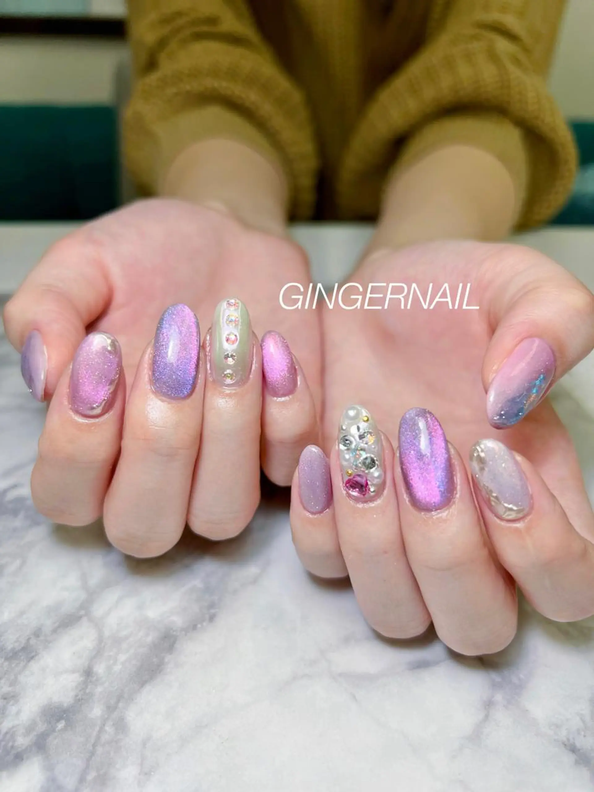 ネイル ハンドネイル ハンドケア 代々木 GINGERNAILのネイルデザイン