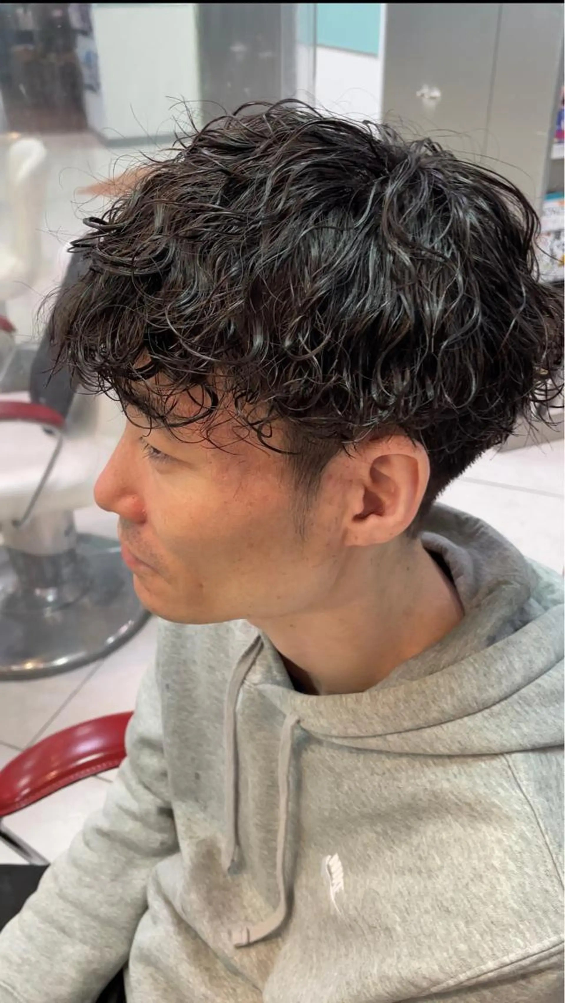 パーマ メンズ 前田圭哉/ストレート /艶髪/艶カラーのヘアスタイル