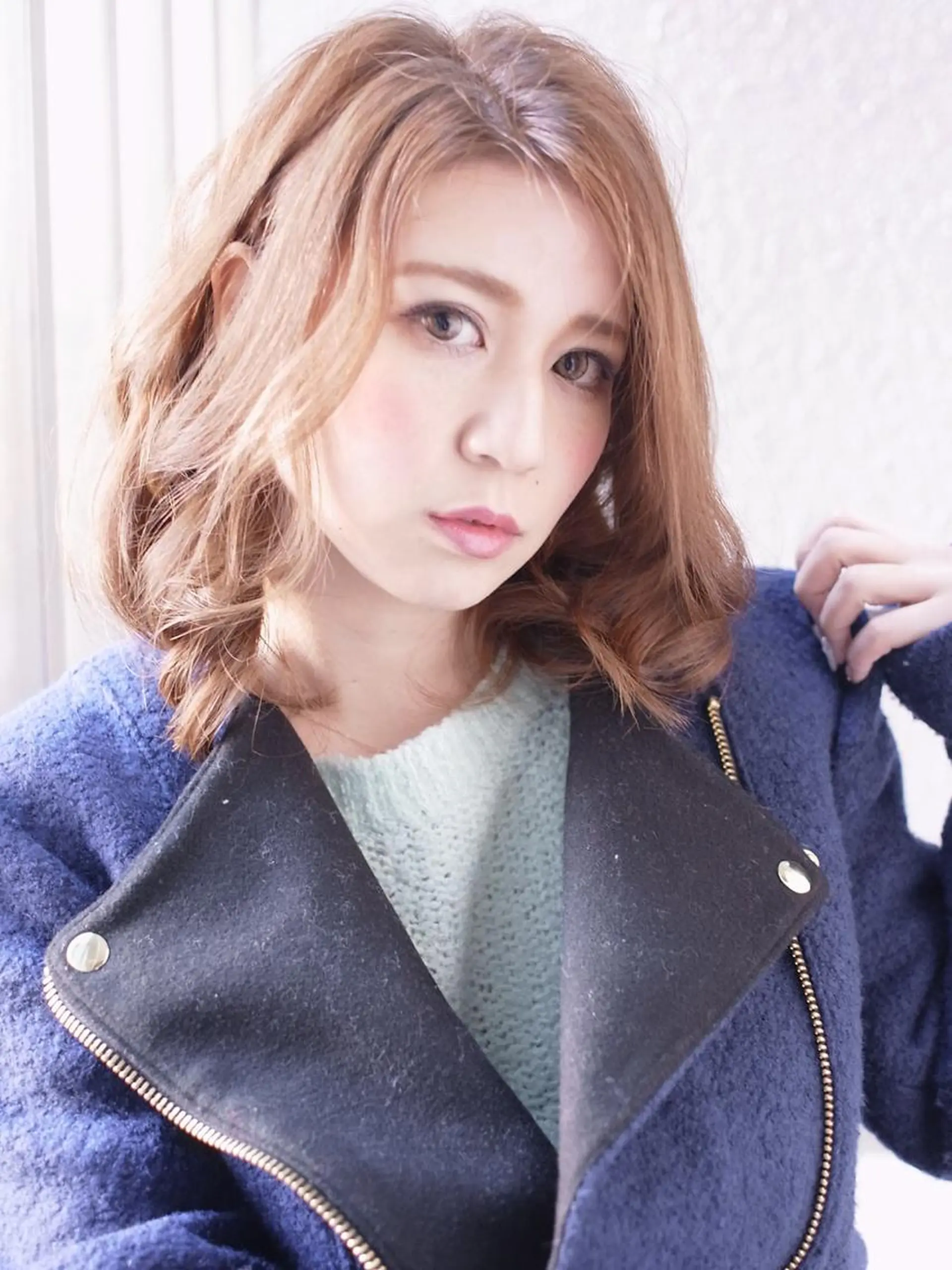 ミディアム 浜田 敦史のヘアスタイル