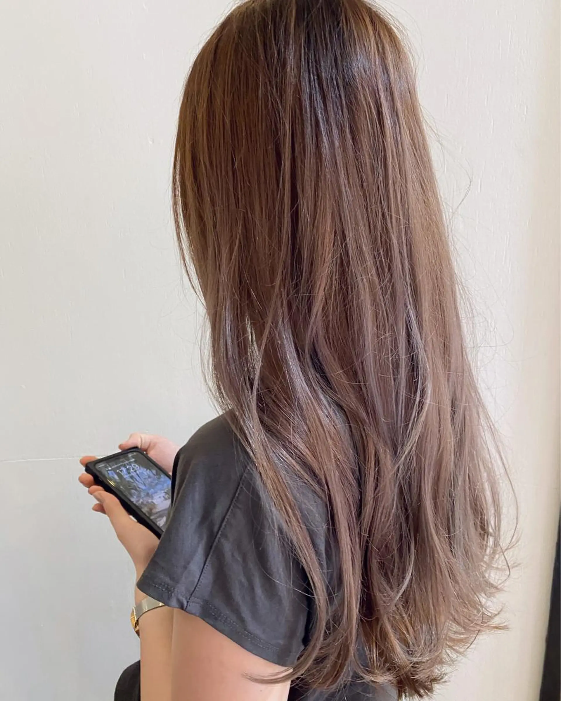 ロング ヘアカラー トリートメント LOVESTOIKE 堂本のヘアスタイル